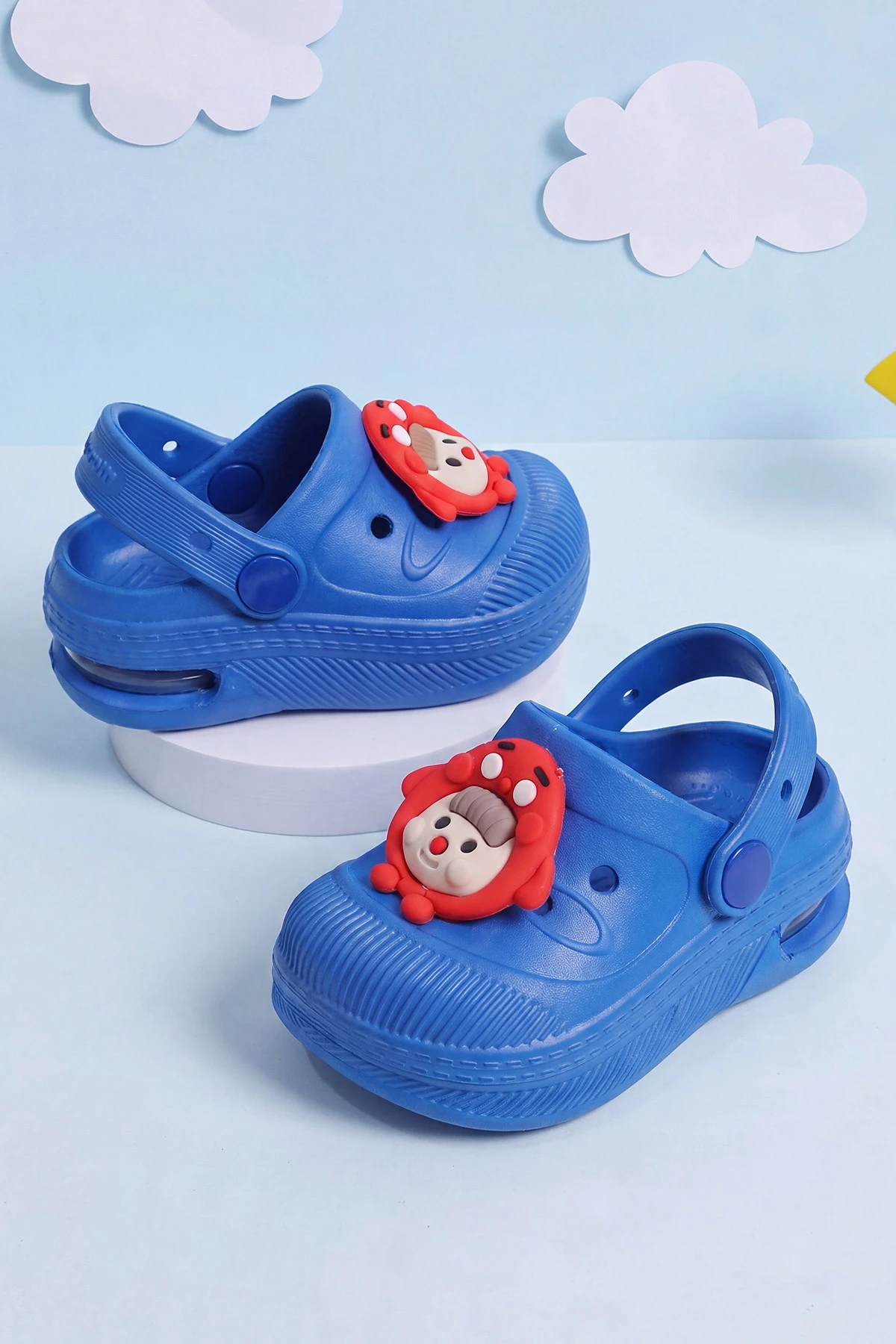 Saks Mavisi ( 21 - 28 ) Figürlü Kız Bebek / Çocuk Terlik ve Sandalet 472036