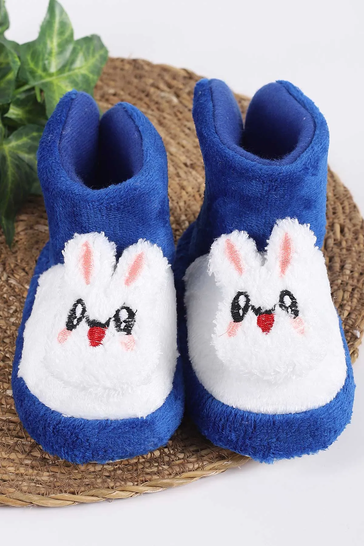 Saks Mavisi ( 25 - 30 ) Peluş Figürlü Kız Çocuk Panduf 419884