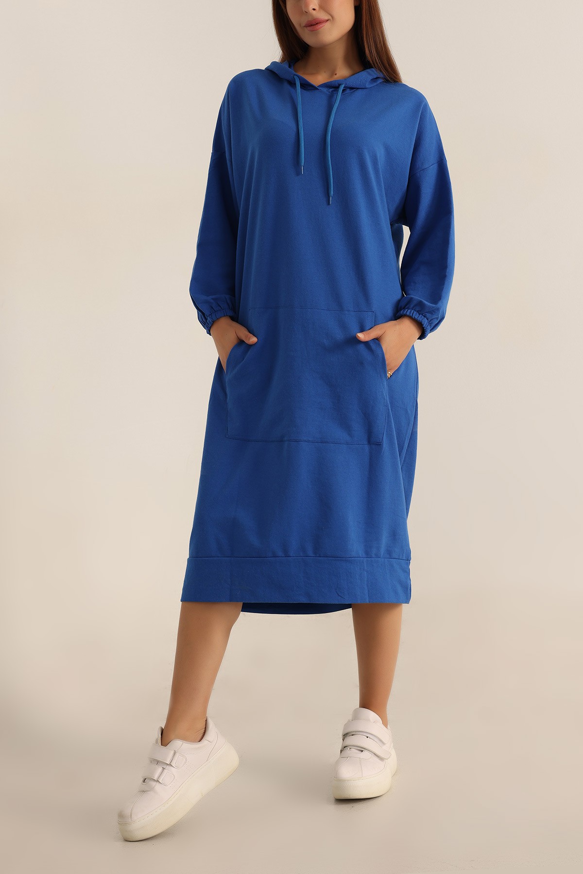 Saks Mavisi İki İp Tunik Elbise 198389