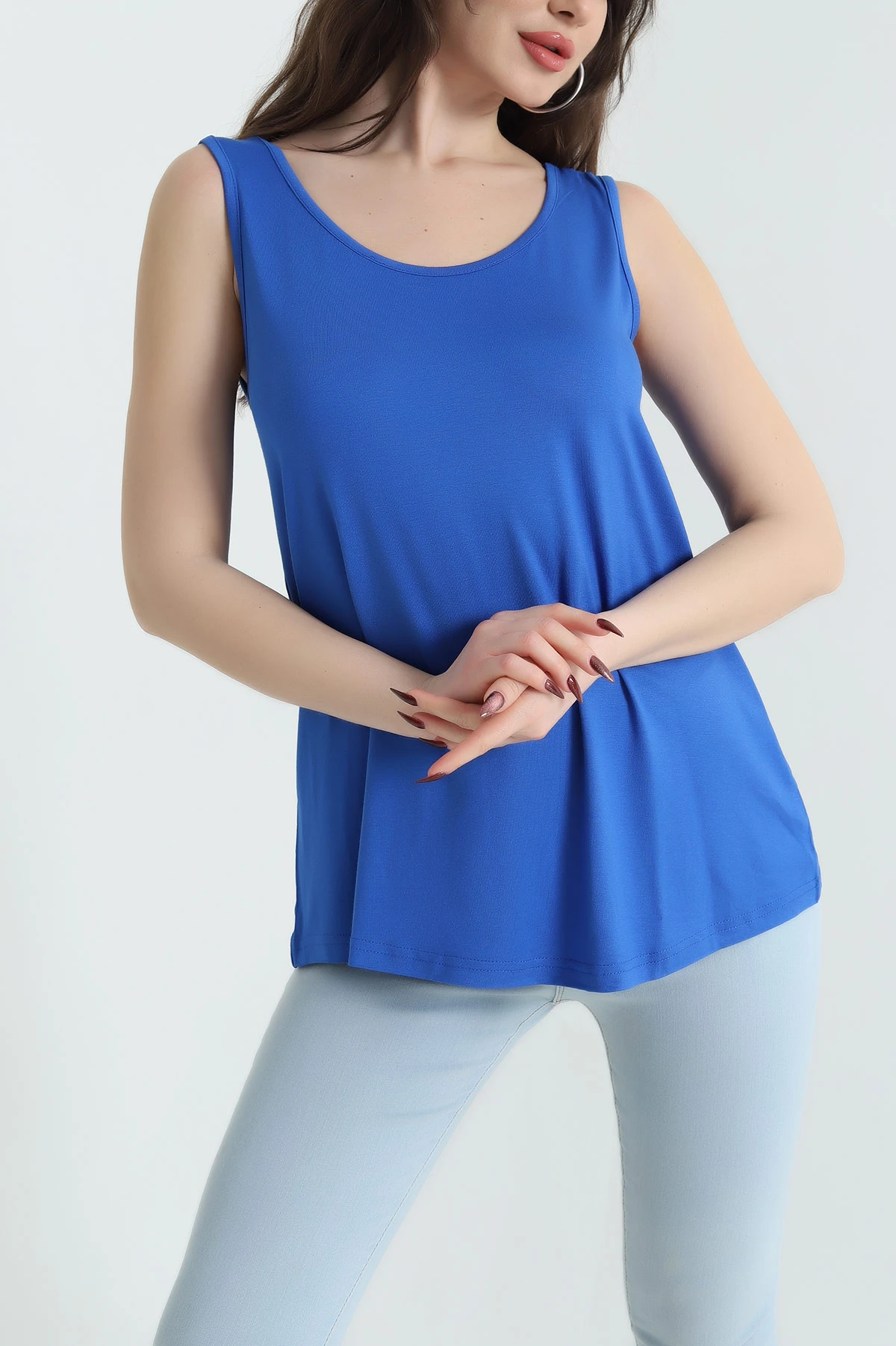 Saks Mavisi Kolsuz Lİkralı Viskon Atlet 432251
