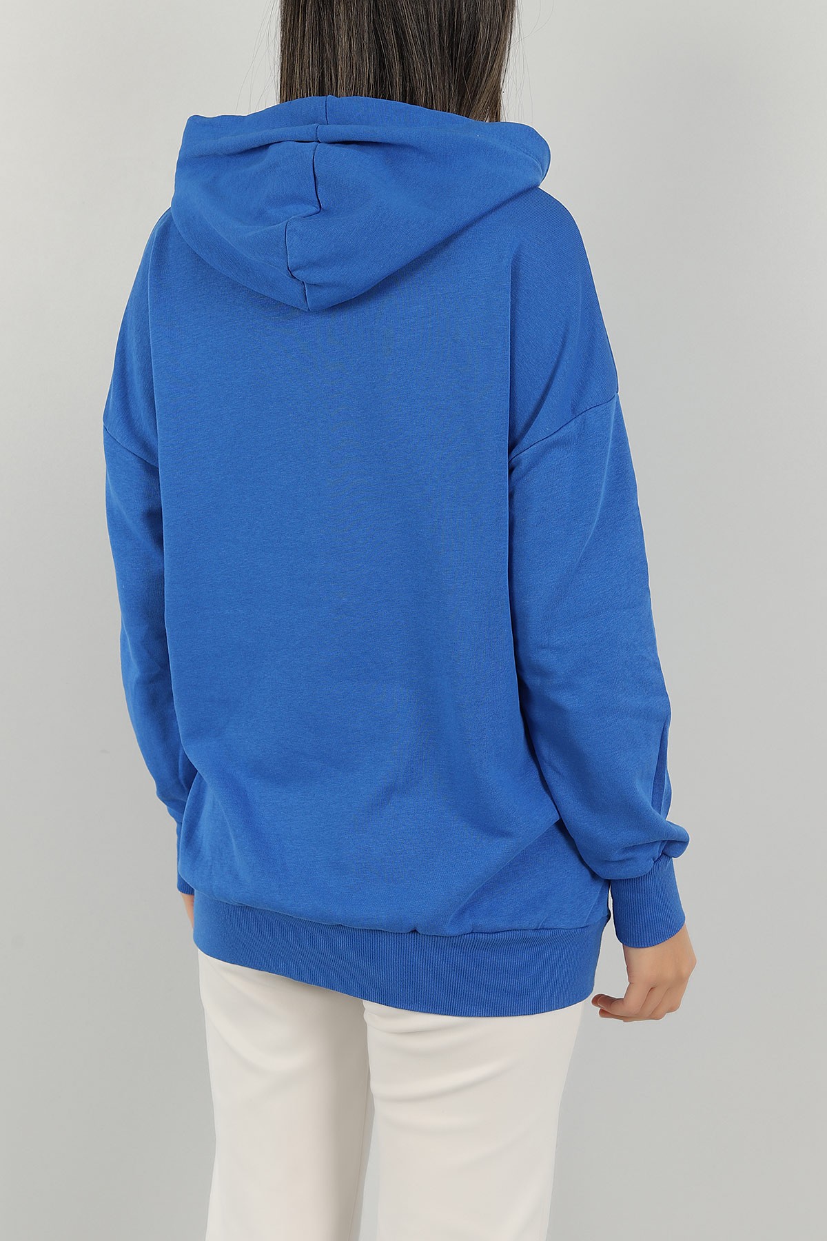 Saks Mavisi Salaş Kalıp Bayan Sweat 144872