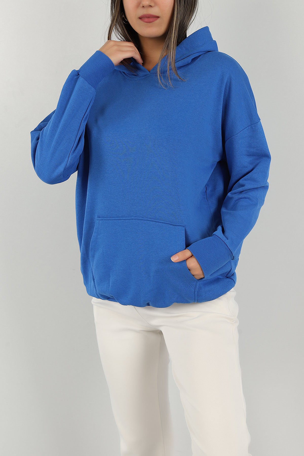Saks Mavisi Salaş Kalıp Bayan Sweat 144872