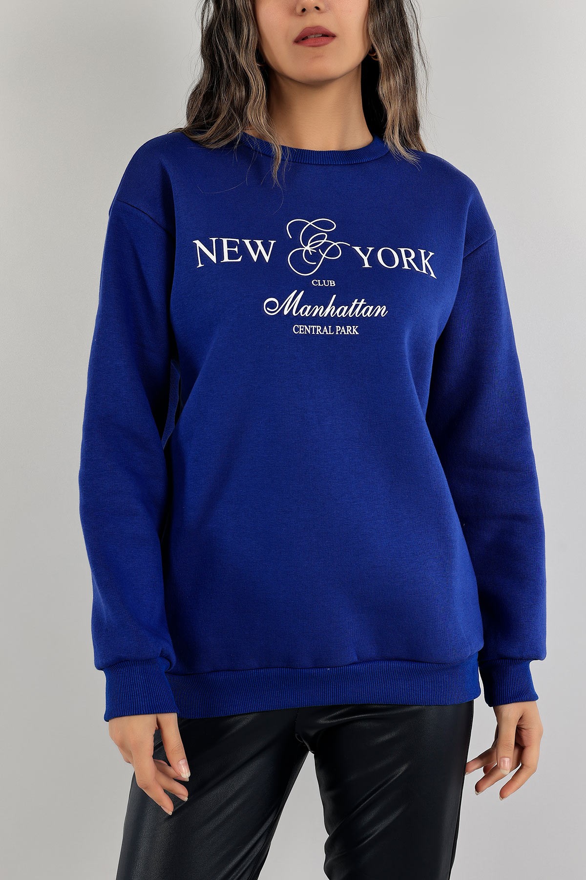 Bershka sweatshirt discount 67% WOMEN FASHION Jumpers & Sweatshirts Sweatshirt Embroidery Blue M 