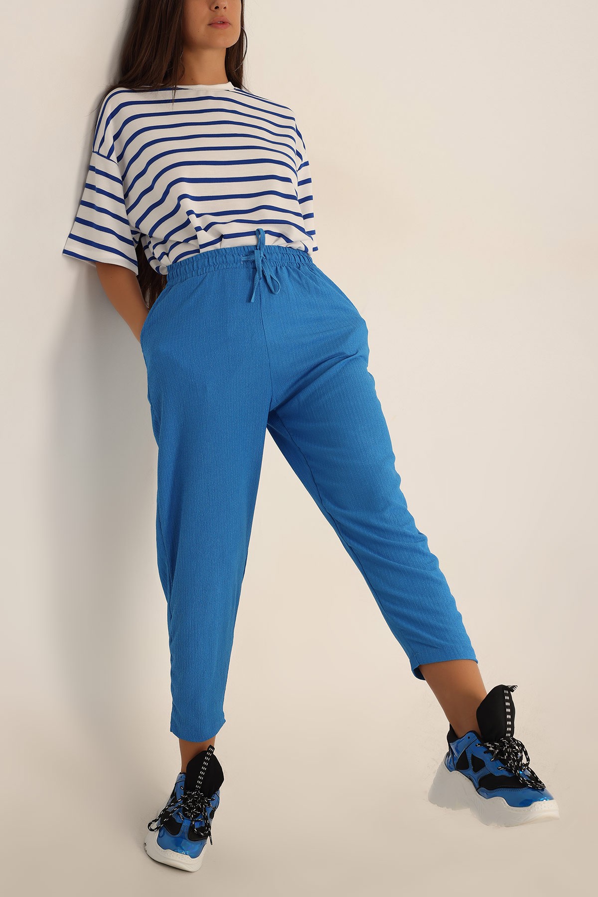 Saks Mavisi Seul Kumaş Pantalon 197572