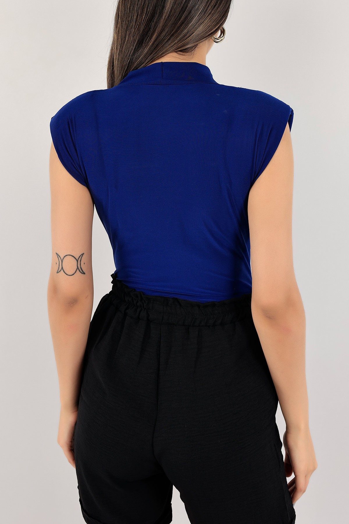Saks Mavisi Vatkalı Sandy Bluz 116530