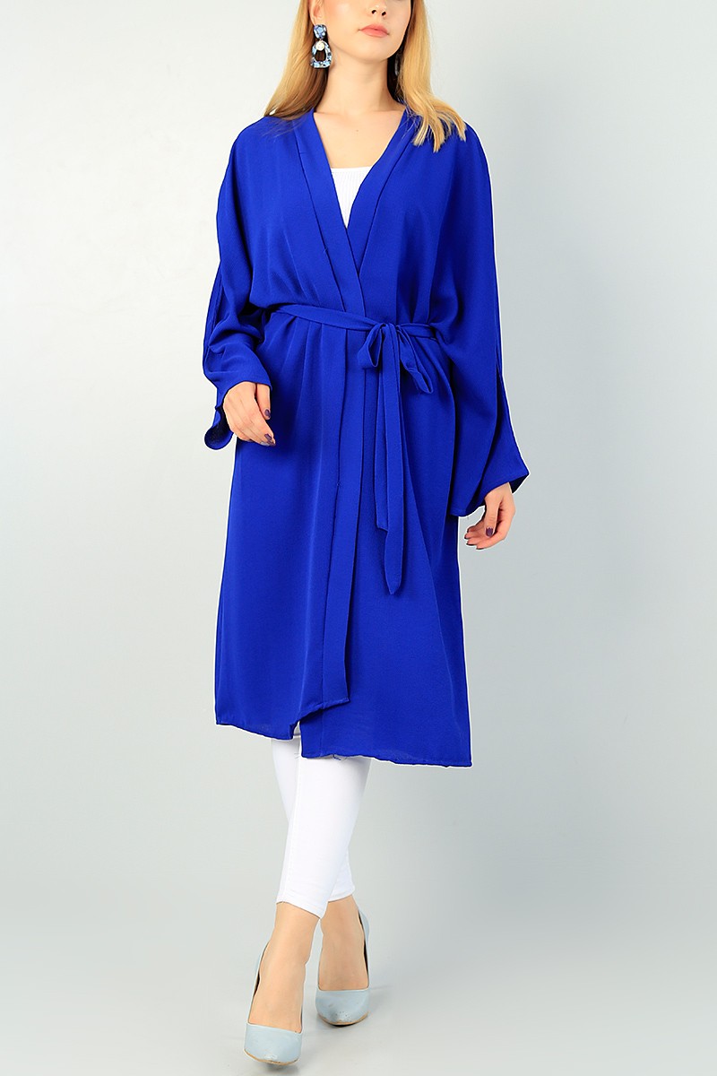 Saks Mavisi Kimono Hırka 71072