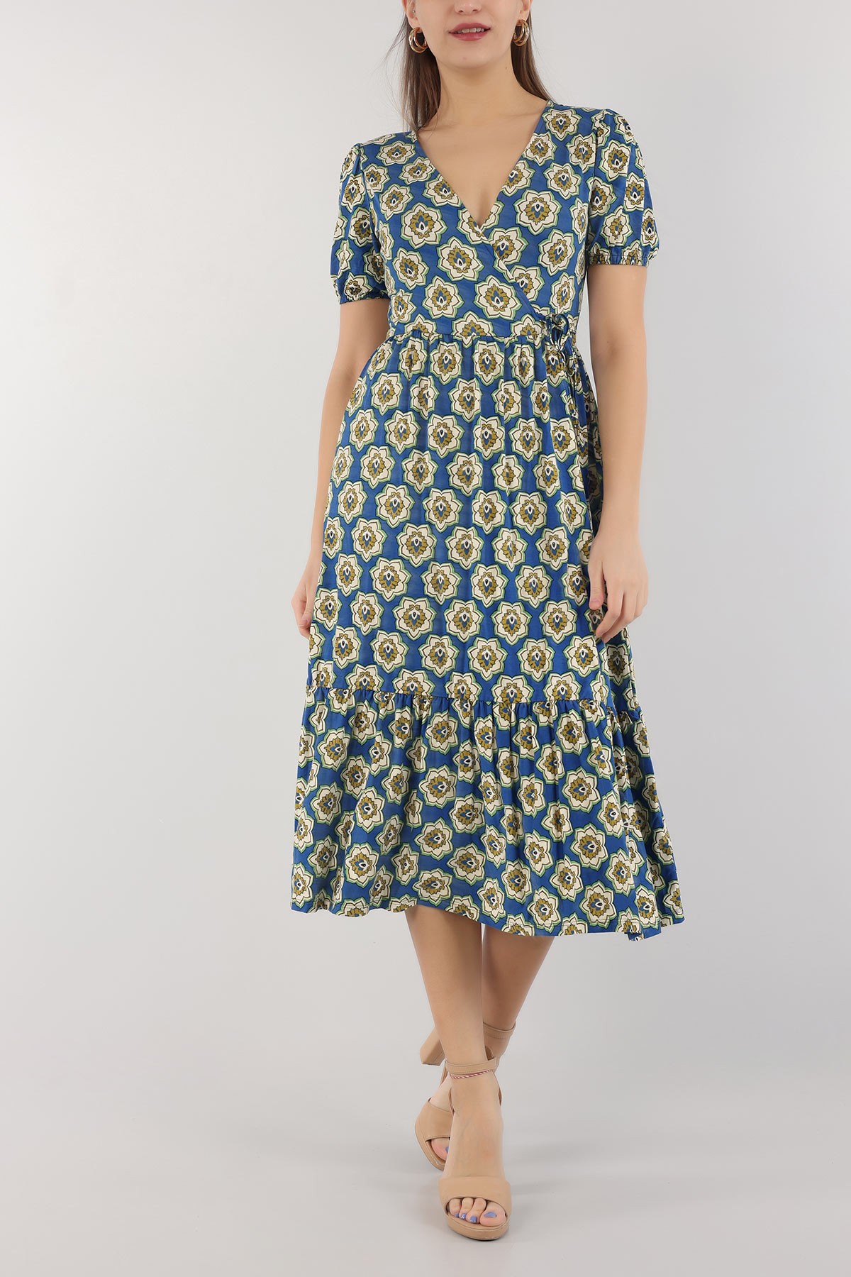 Saks Mavisi Yeni Sezon Elbise 162686
