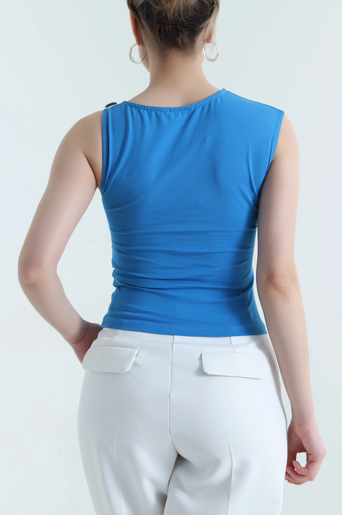 Saks Mavisi Yeni Sezon Süprem Kadın Bluz 446555