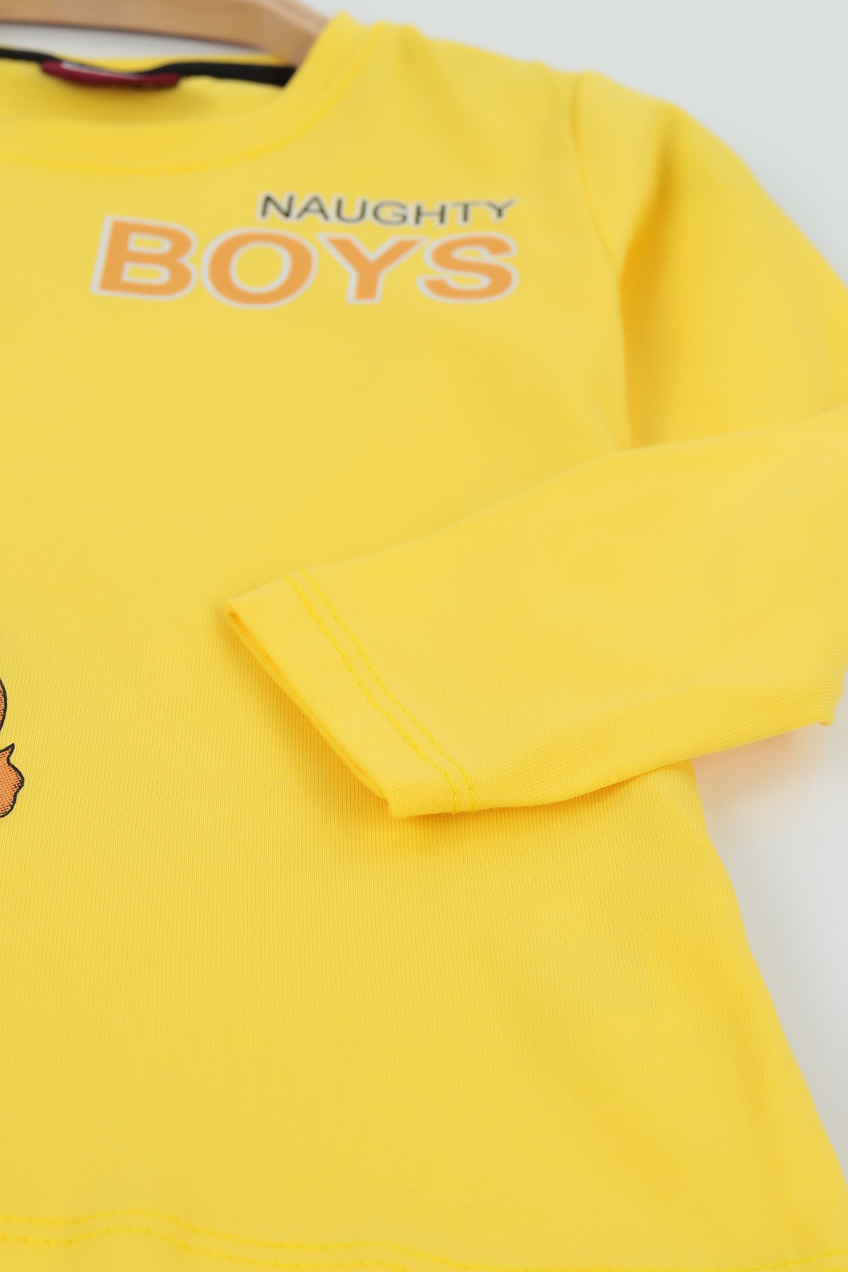 Sarı (1-4 Yaş) Sincap Boys Baskılı Erkek Çocuk Sweat 131318