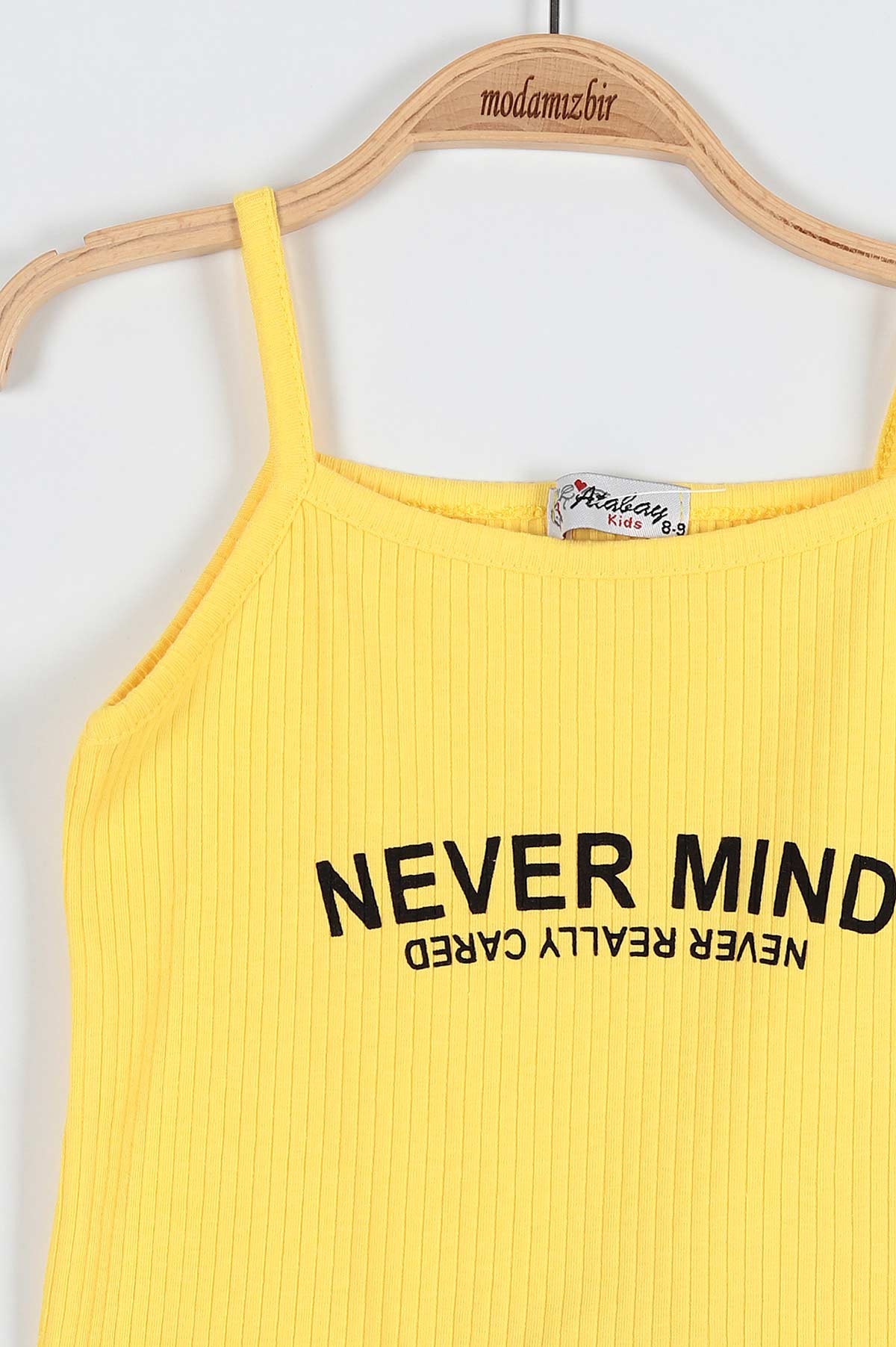 Sarı (13-16 Yaş) Never Mınd Baskılı Kız Çocuk Takım 185012