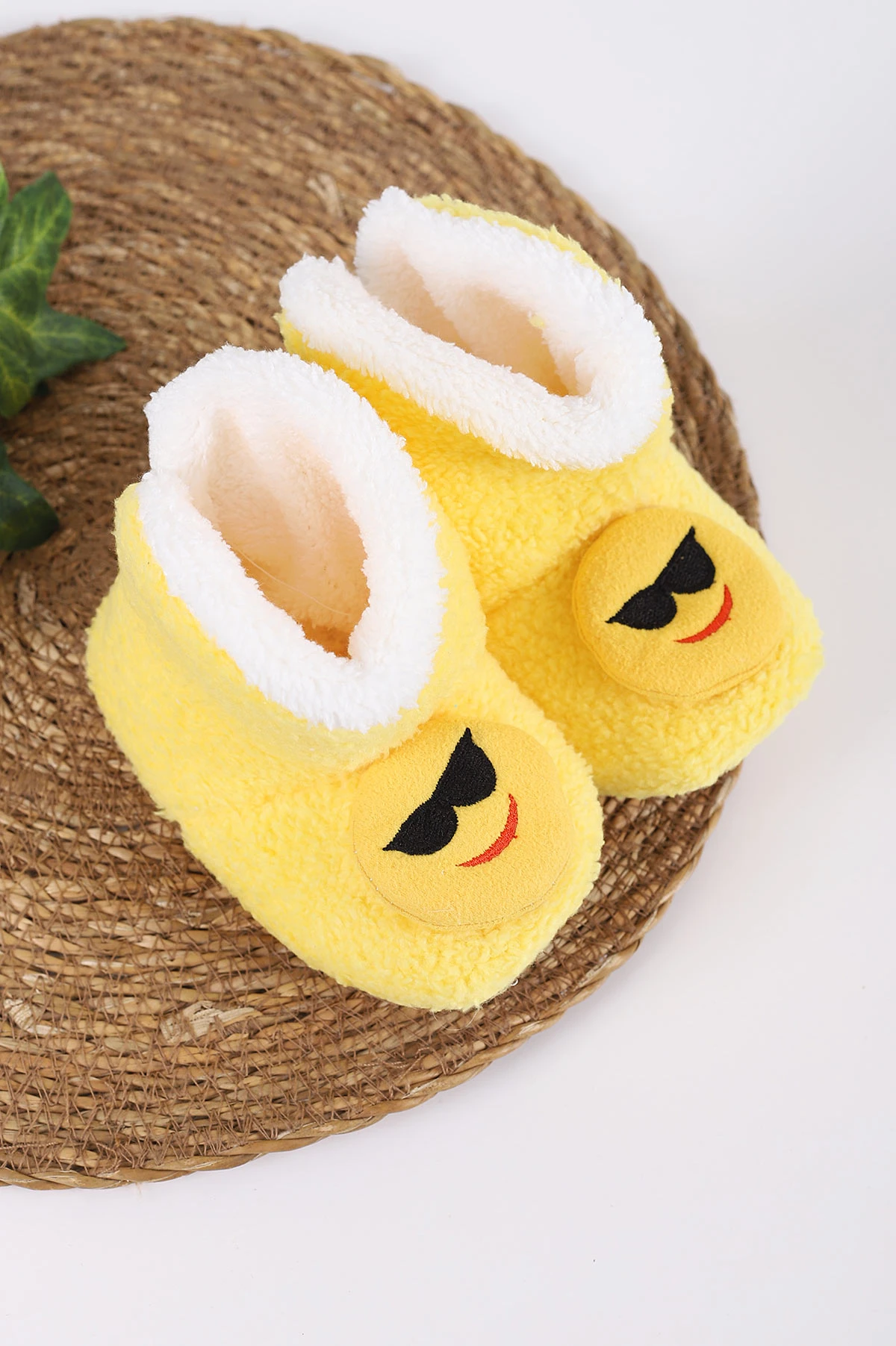 Sarı (3-6 Ay) Figürlü Peluş Bebek Kuzu Panduf 416462