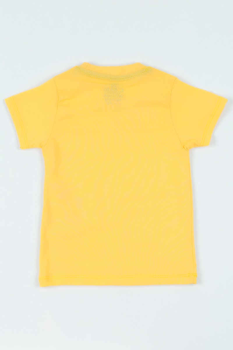 Sarı (3-7 yaş) Every Baskılı Erkek Çocuk Tişört 108142