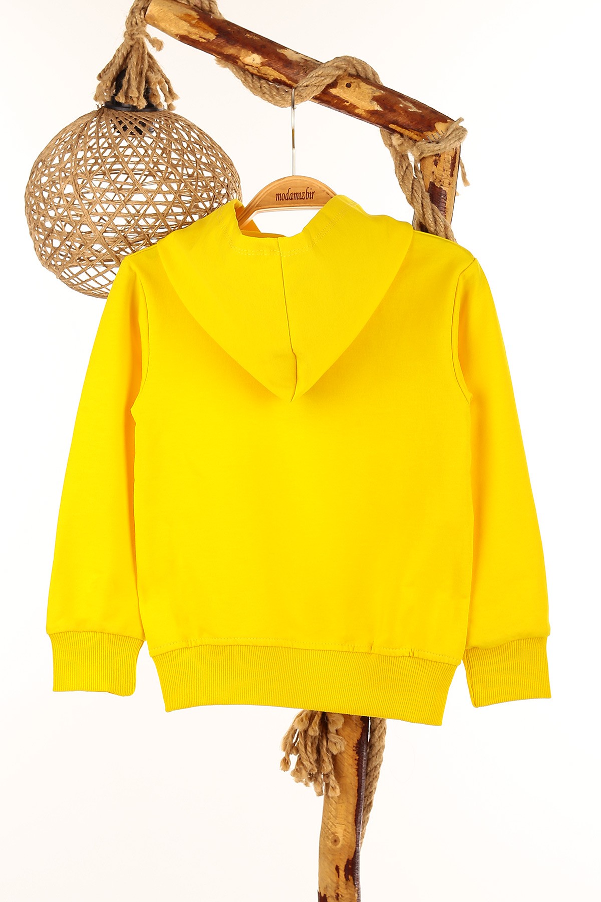 Sarı (5-8 Yaş) Favorıte Life Kapşonlu Erkek Çocuk Sweat 148959