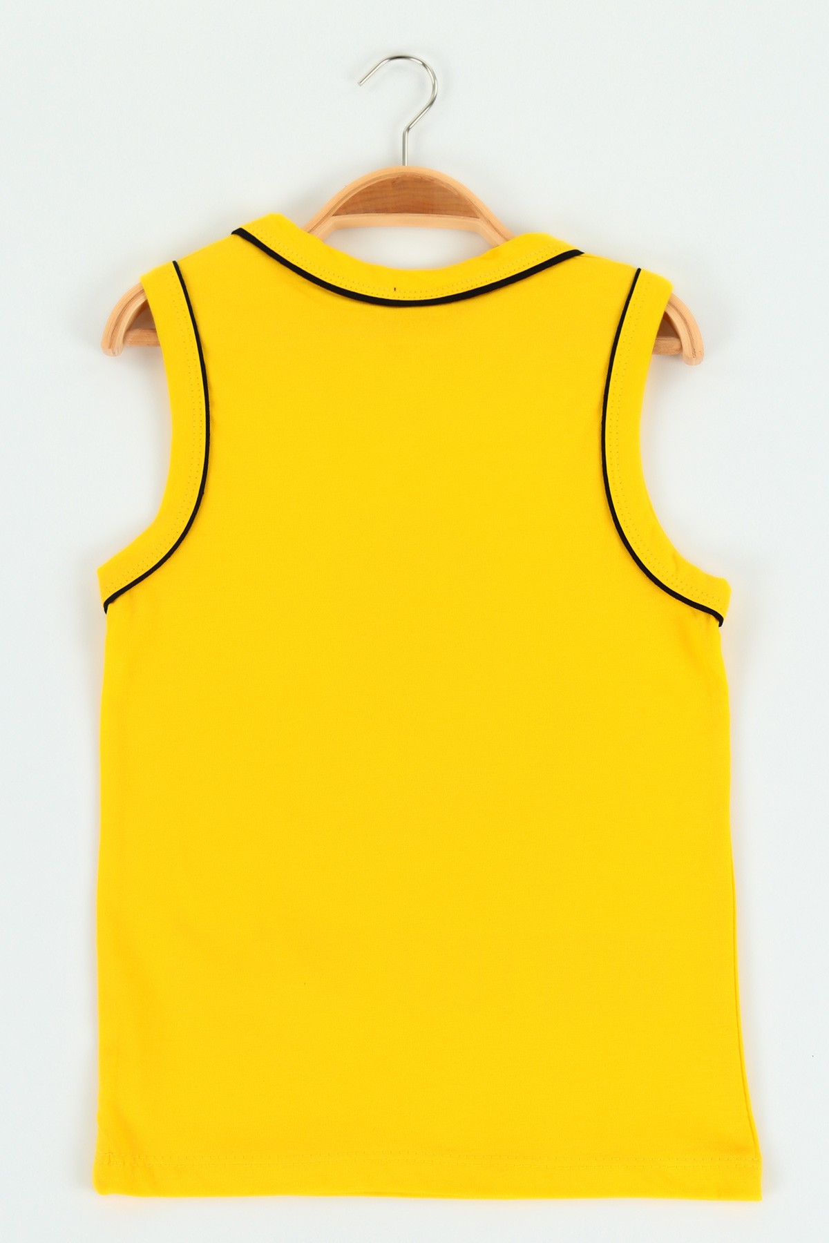 Sarı (5-8 yaş)Kolsuz Wıth Your Baskılı Erkek Çocuk Tişört 121047