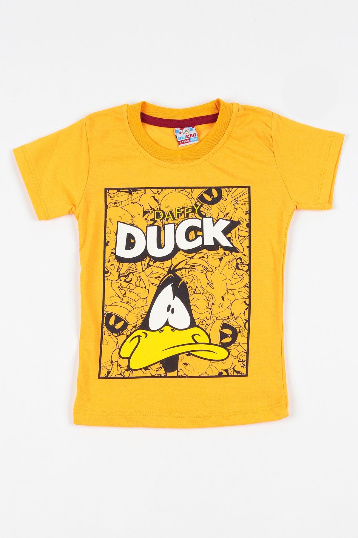 Sarı (7-12 yaş) Duck Baskılı Erkek Çocuk Tişört 110670