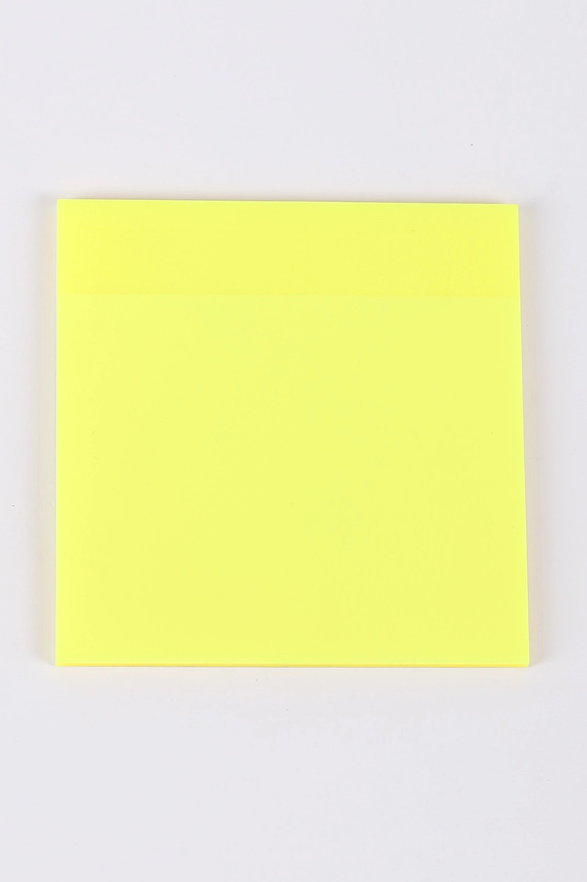 Sarı 76x76mm Şeffaf Yapışkanlı Kare Postit-Not Kağıdı 421759