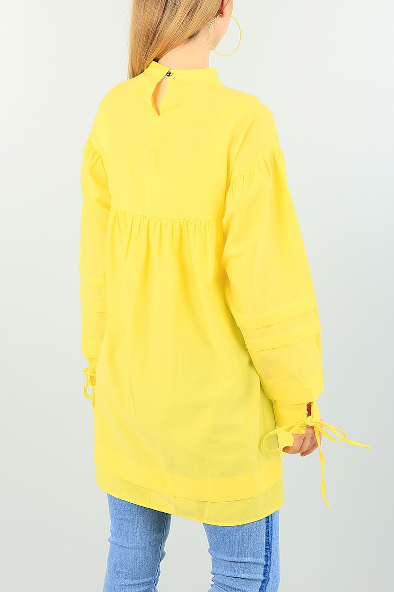 Sarı Bağlamalı Kol Tunik 71864