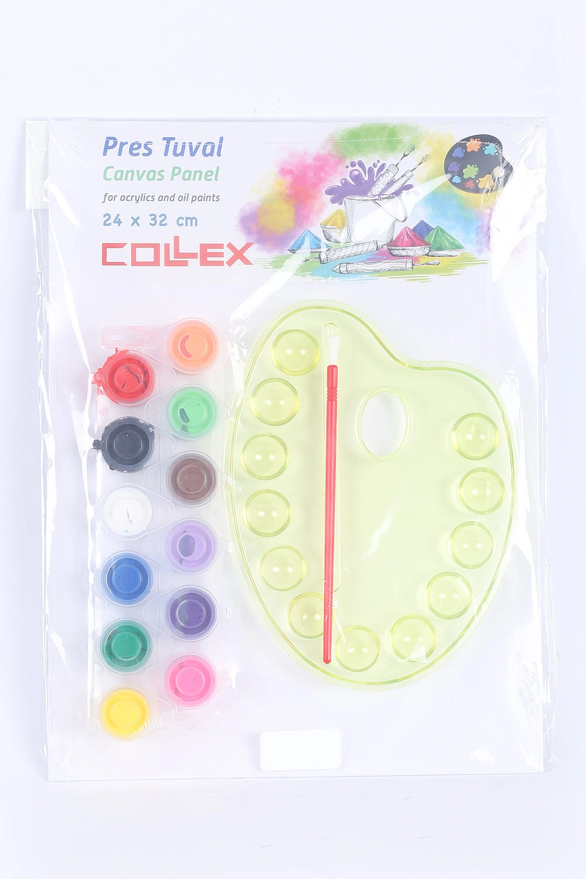 Sarı Collex Pres Tuval Seti 24x32 Cm 385485