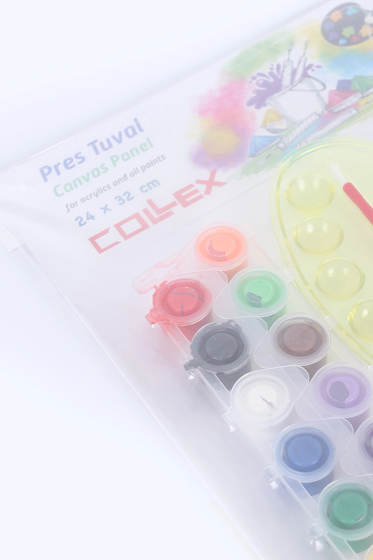 Sarı Collex Pres Tuval Seti 24x32 Cm 385485
