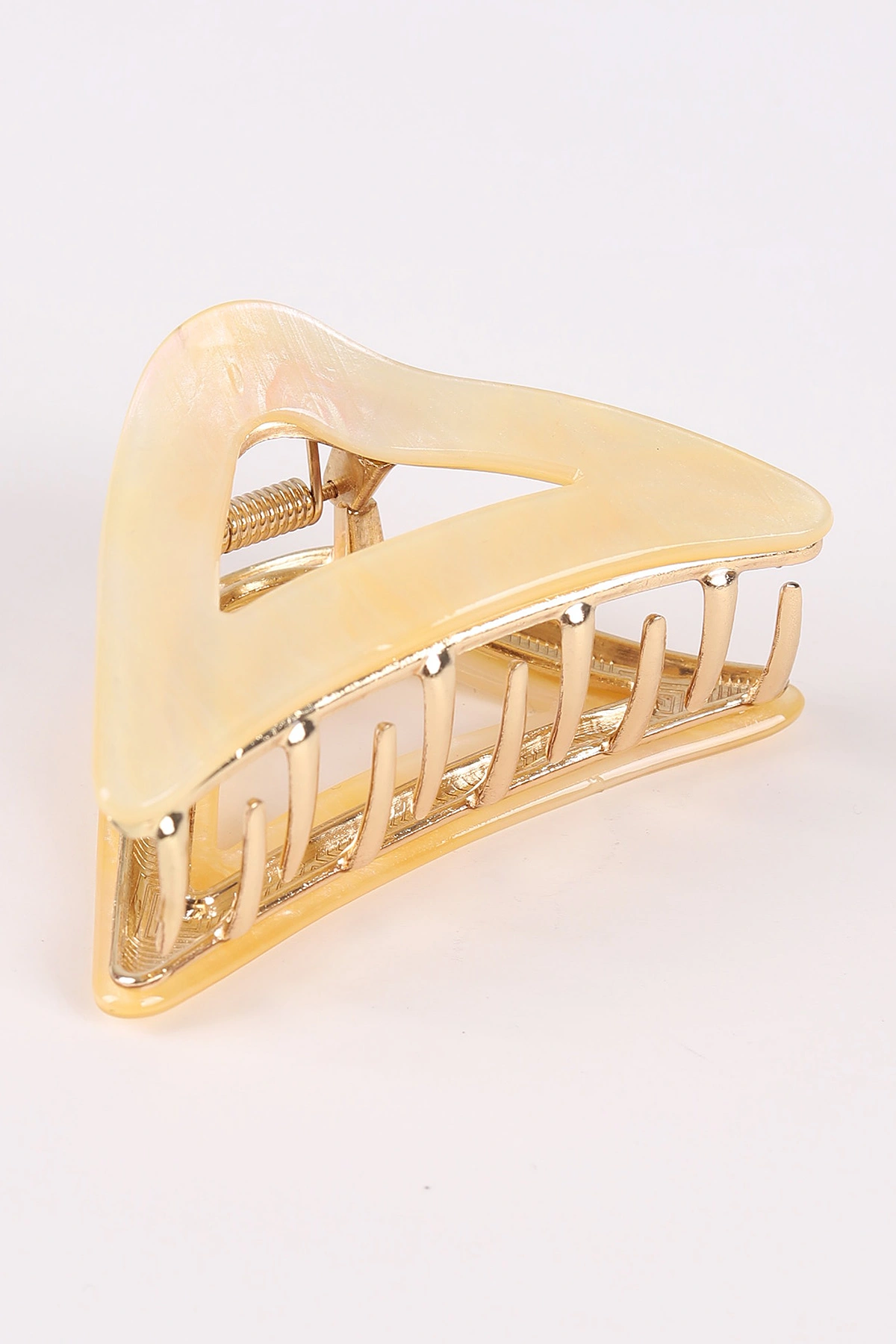 Sarı Desenli  Metal Mandal Toka 464345