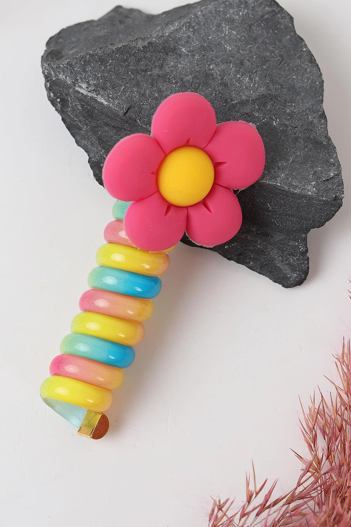 Sarı Figürlü Spiral Toka 293409