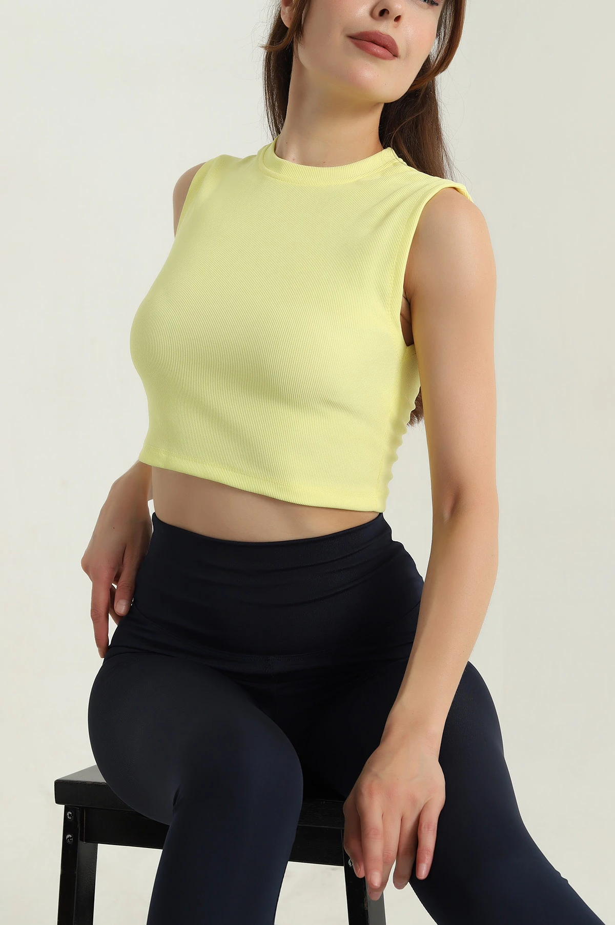 Sarı Fitilli Kadın Bluz 382980