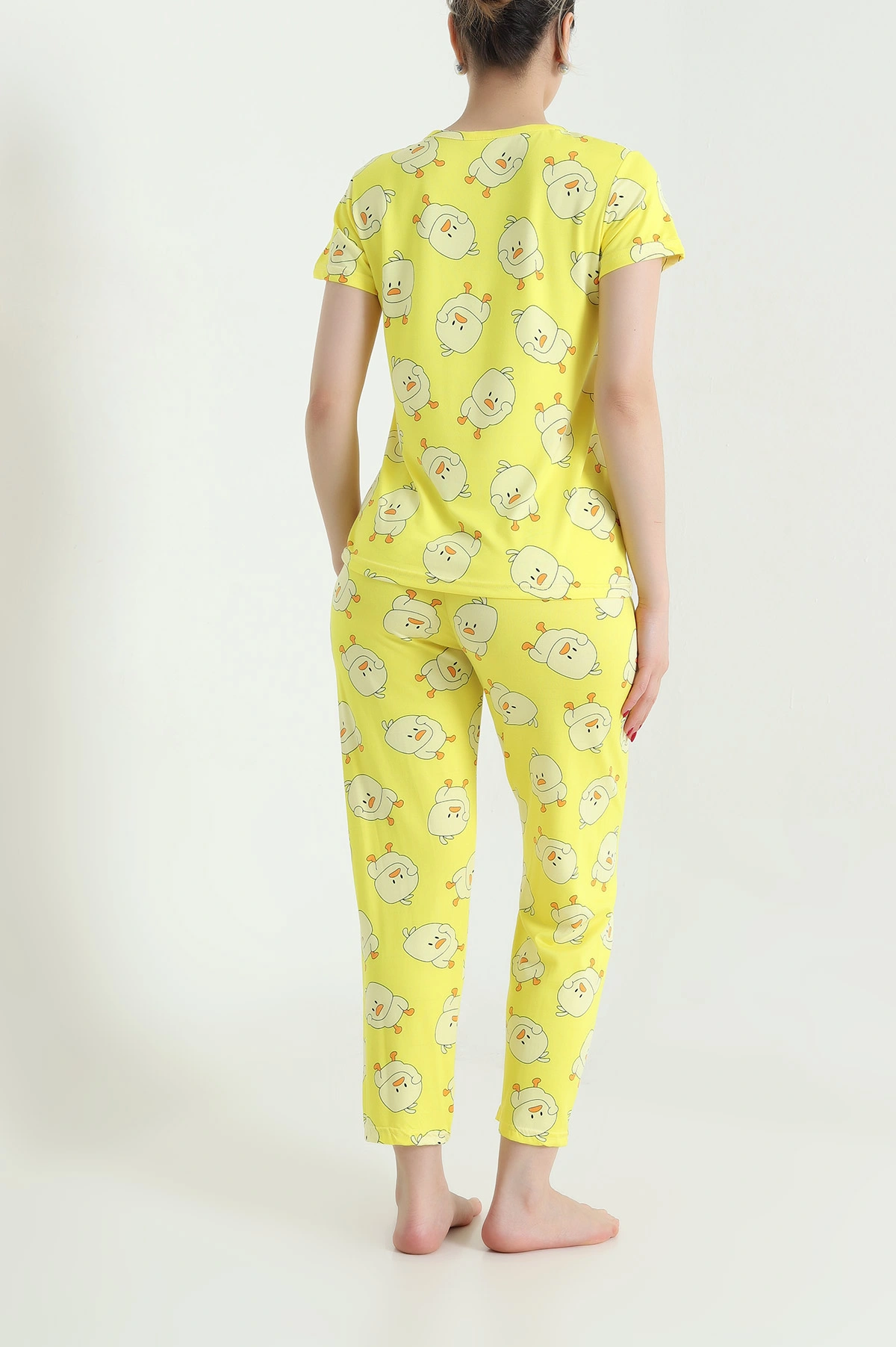 Sarı Milan Kadın Pijama Takımı 466500