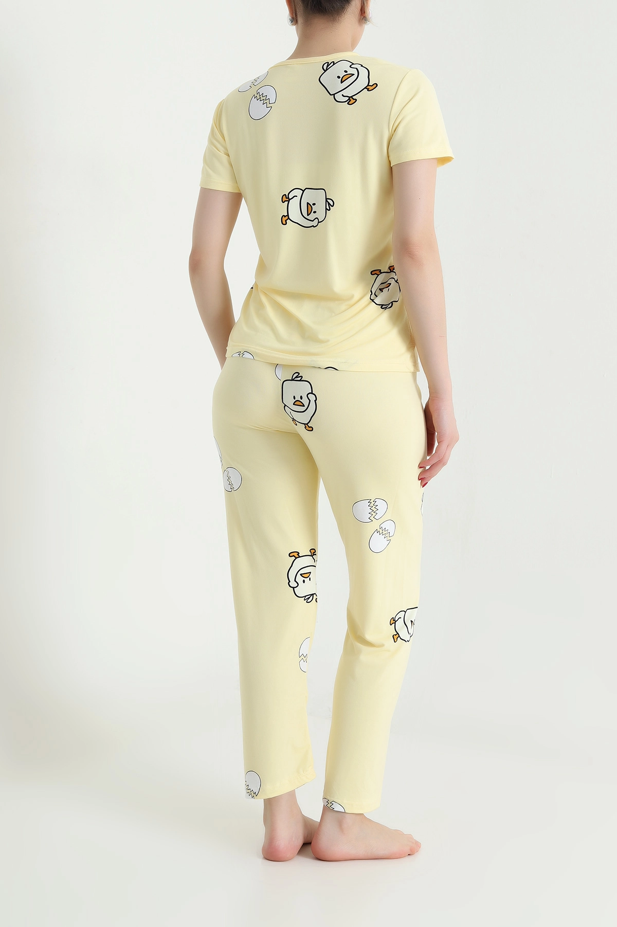 Sarı Milan Kadın Pijama Takımı 466503