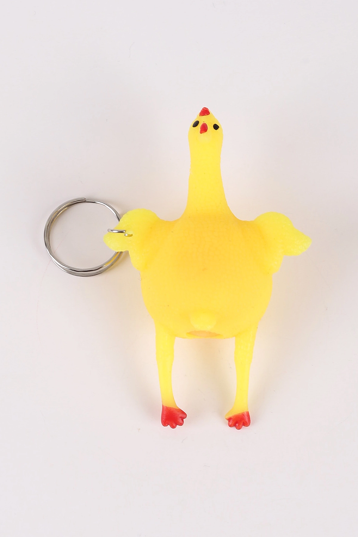 Sarı Squishy Yumurtlayan Tavuk Anahtarlık&Çanta Süsü 464554