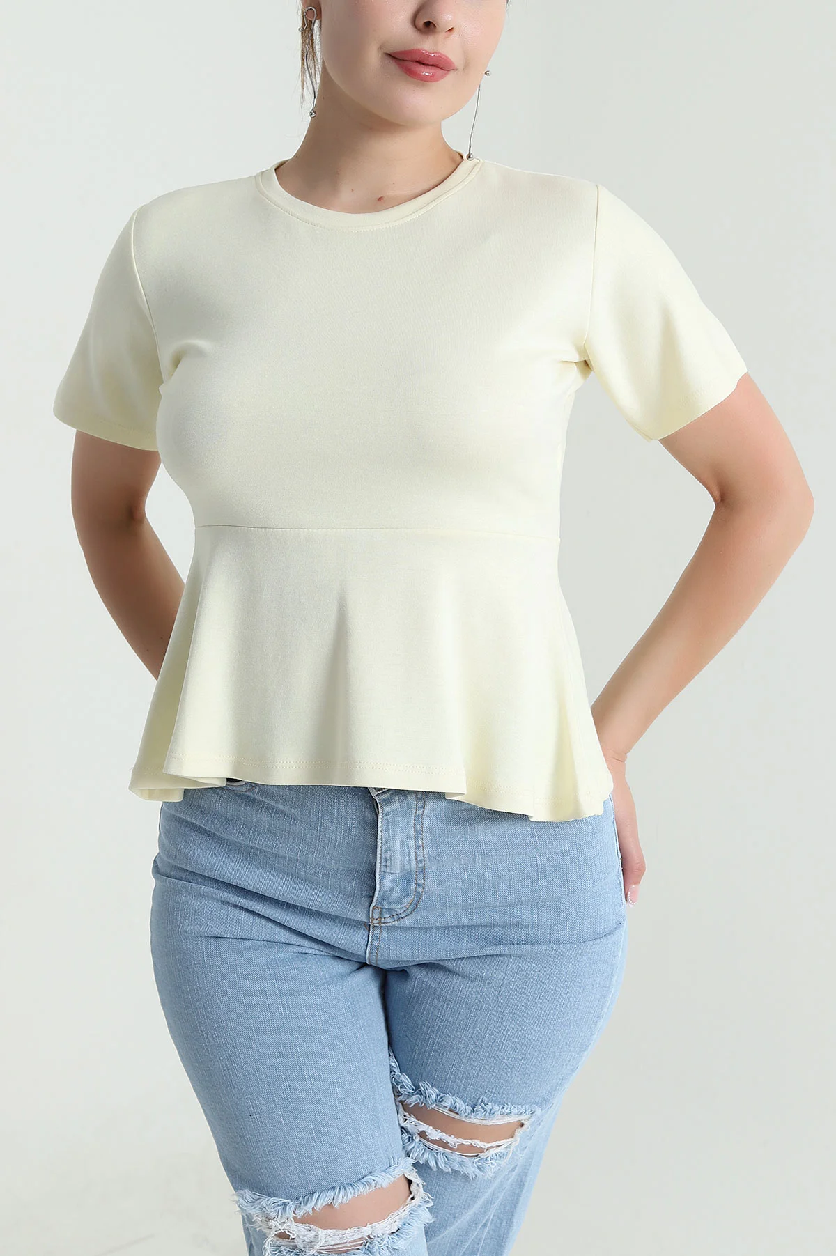 Sarı Yeni Sezon Oysho Kadın Bluz 475814