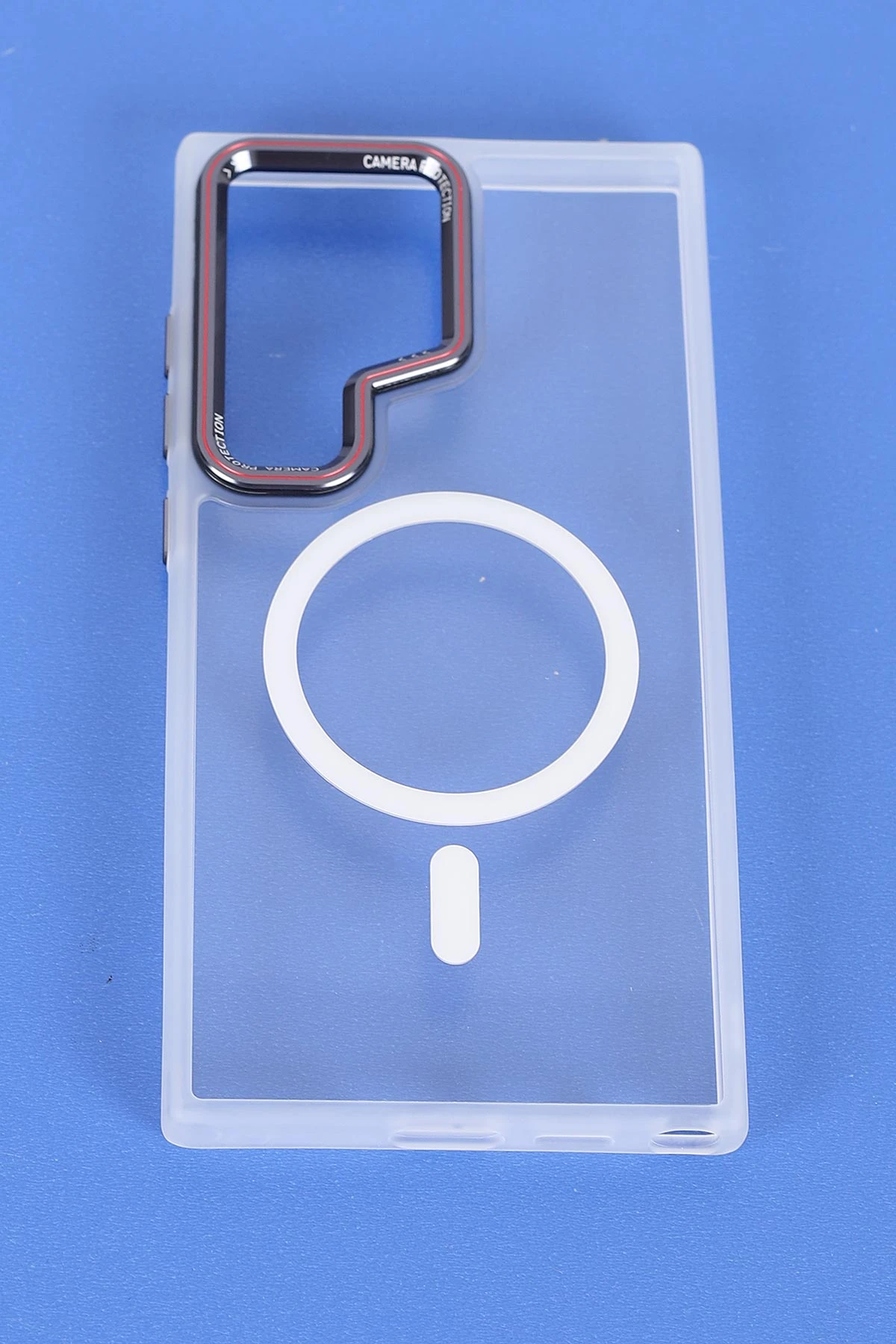 Şeffaf Samsung S24 Ultra Uyumlu Orbit Serisi Kamera Korumalı Magsafe Sert Silikon Telefon Kılıfı 404215