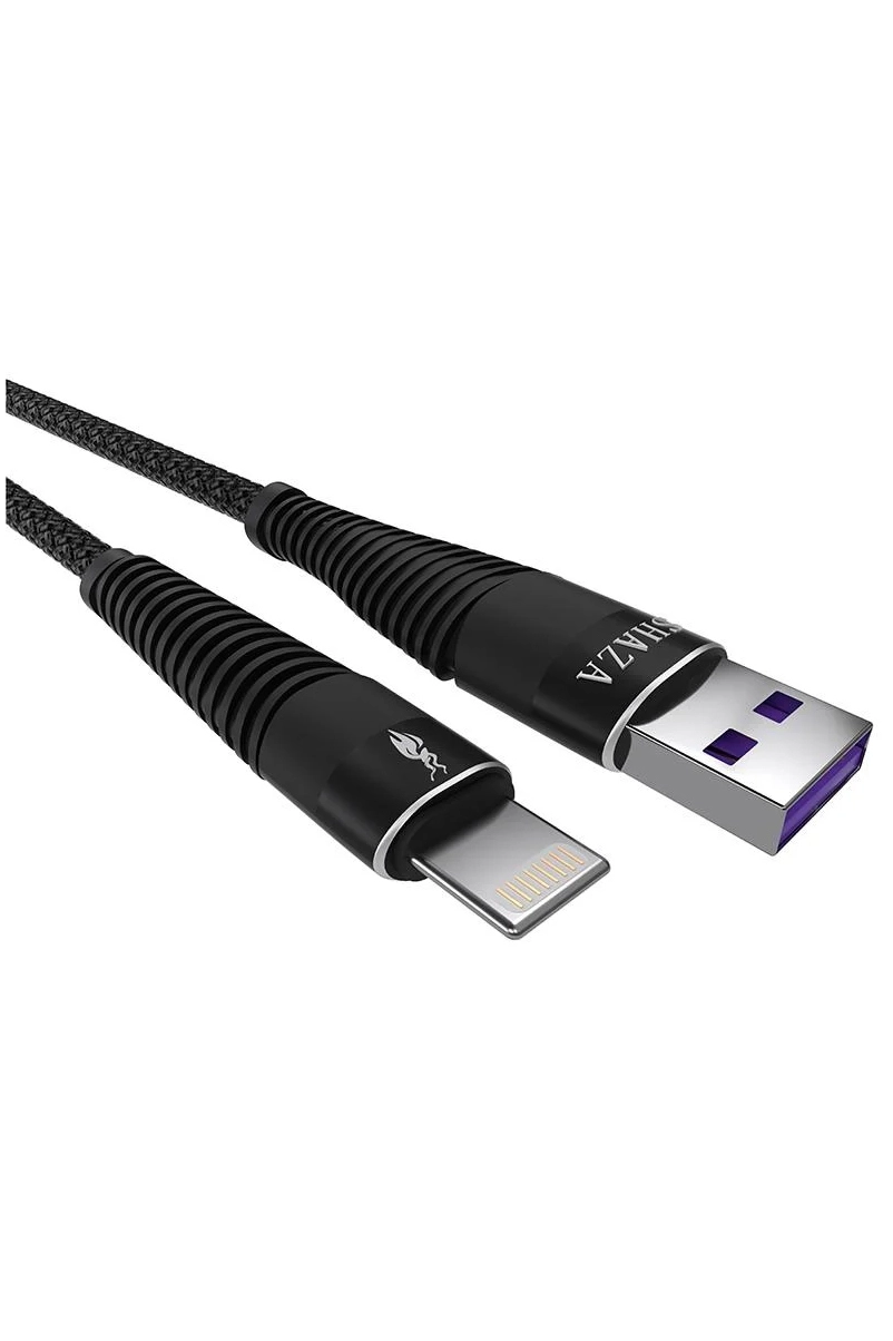 Shaza Usb-A To Lightning 5A 100W Örgülü Hızlı Şarj ve Data Kablosu- 1 Metre 291963