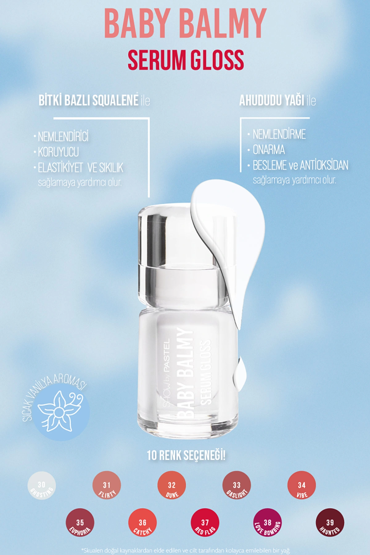 Show By Pastel Baby Balmy Serum Gloss No:30 - Dudak Parlatıcısı ve Dudak Bakımı 397999