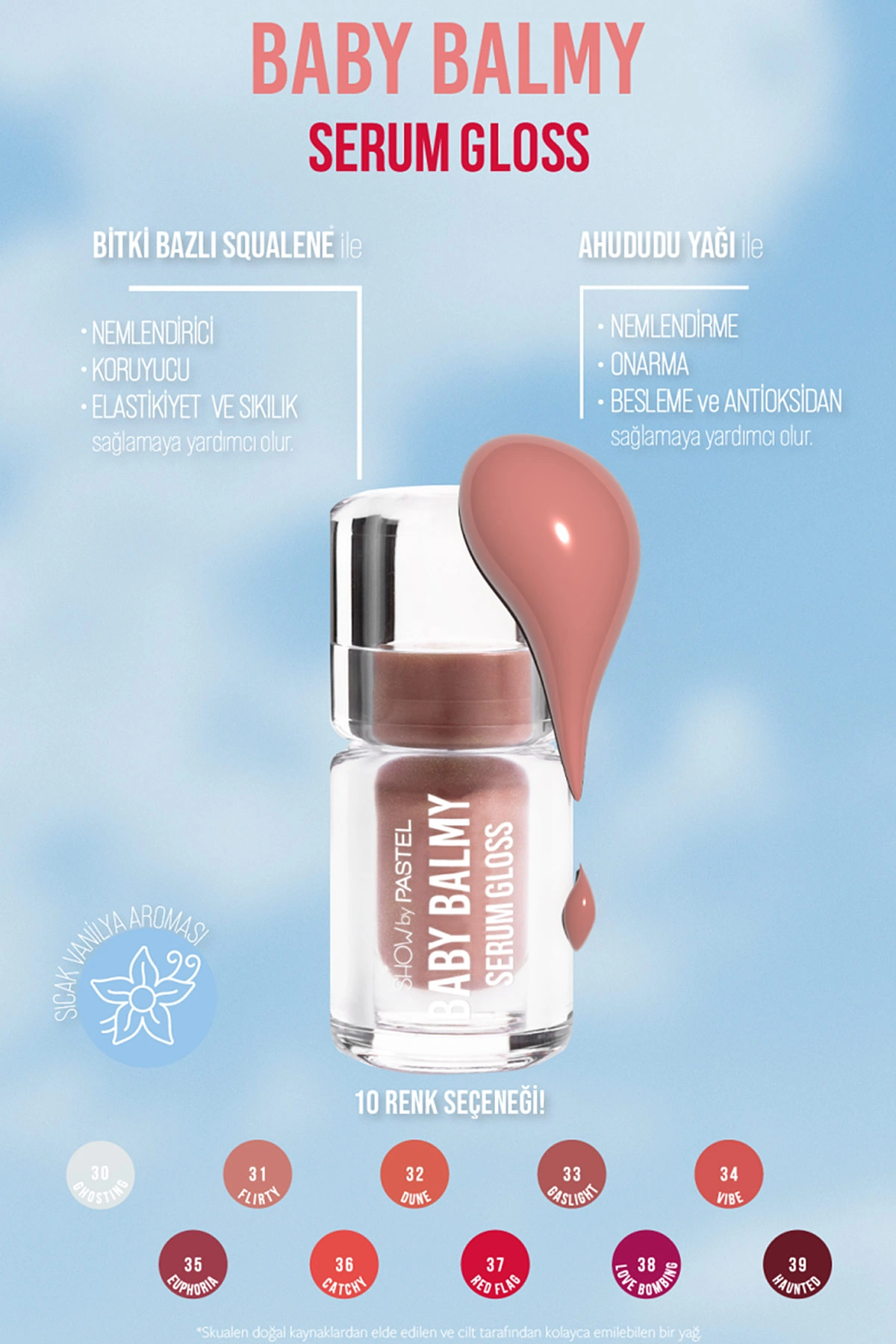 Show By Pastel Baby Balmy Serum Gloss No:31 - Dudak Parlatıcısı ve Dudak Bakımı 398000
