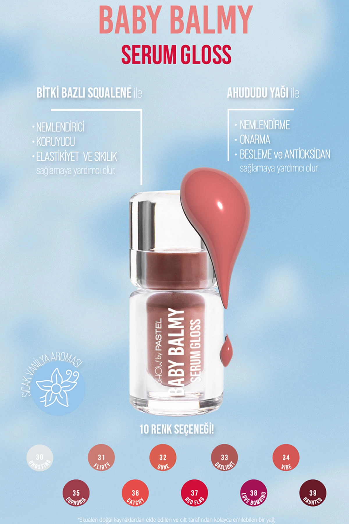 Show By Pastel Baby Balmy Serum Gloss No:33- Dudak Parlatıcısı ve Dudak Bakımı 398002