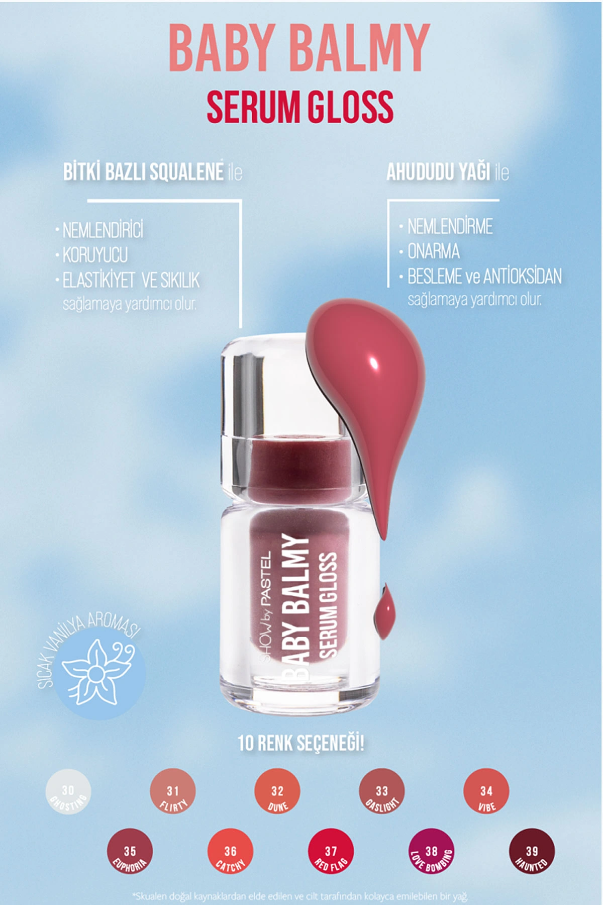 Show By Pastel Baby Balmy Serum Gloss No:35 - Dudak Parlatıcısı ve Dudak Bakımı 398004