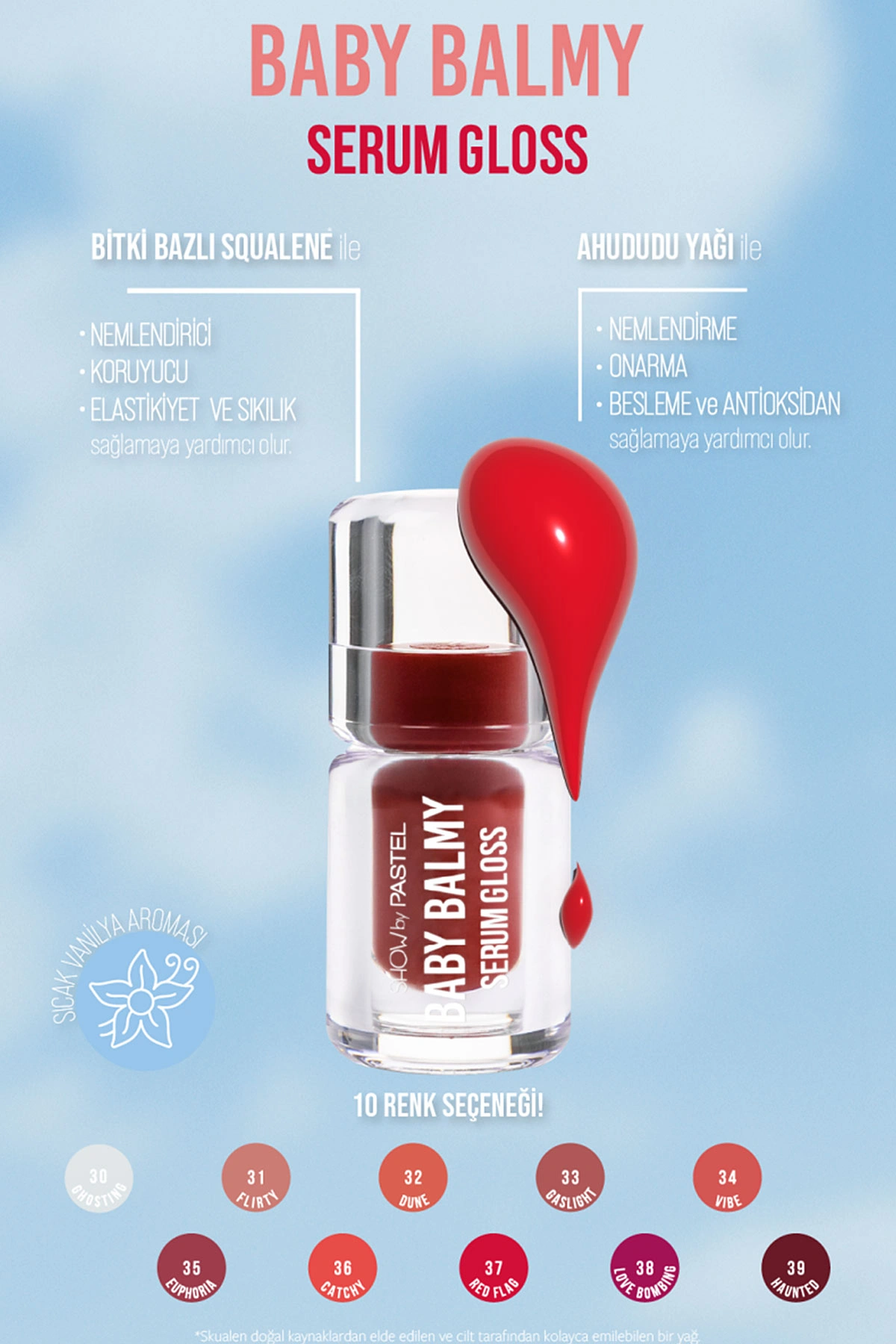 Show By Pastel Baby Balmy Serum Gloss No:37 - Dudak Parlatıcısı ve Dudak Bakımı 398006