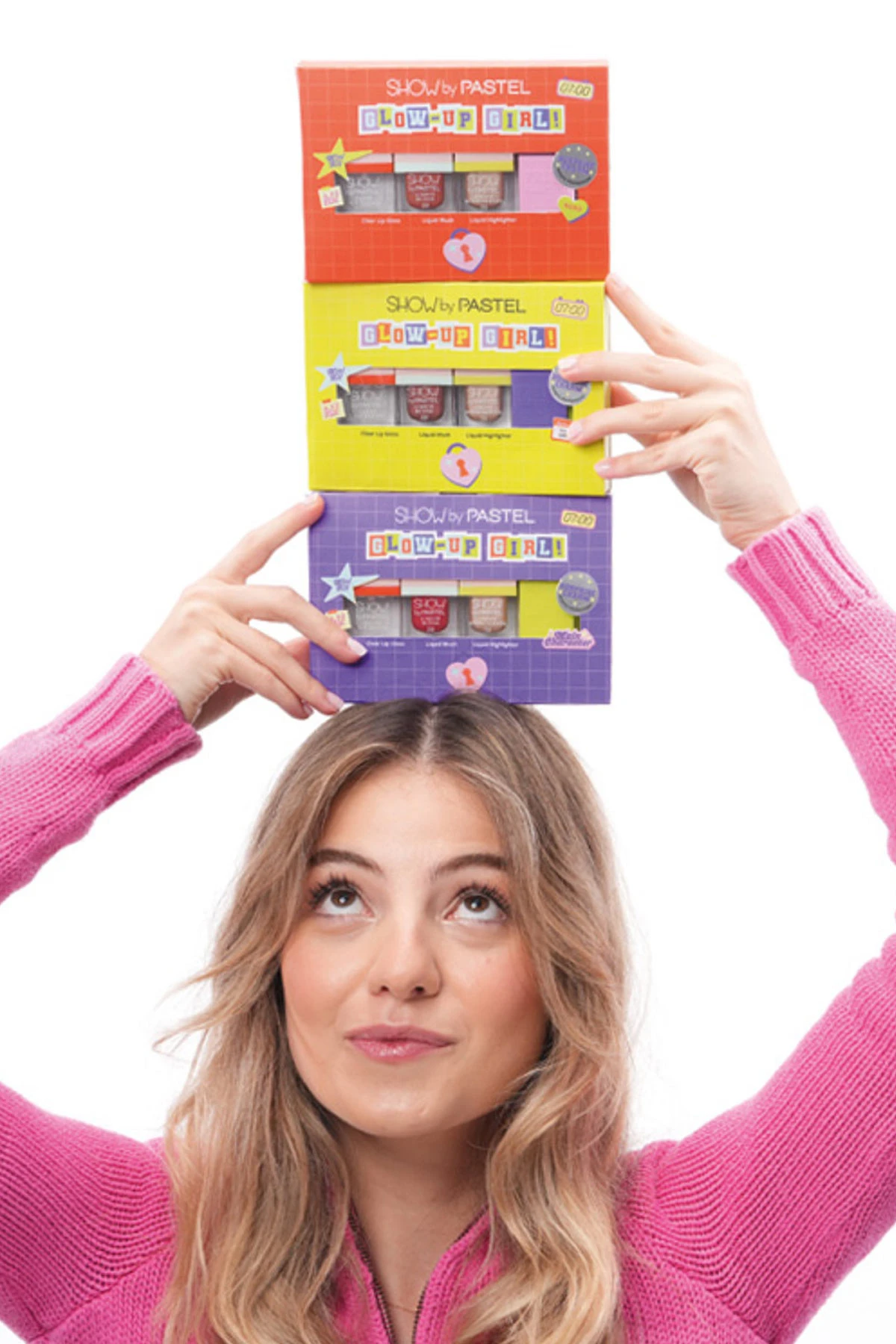 Show by Pastel Glow-Up Girl! Xoxo Mini Kit (Şeffaf Dudak Parlatıcı & Allık 53 & Aydınlatıcı 72) Seti 409496