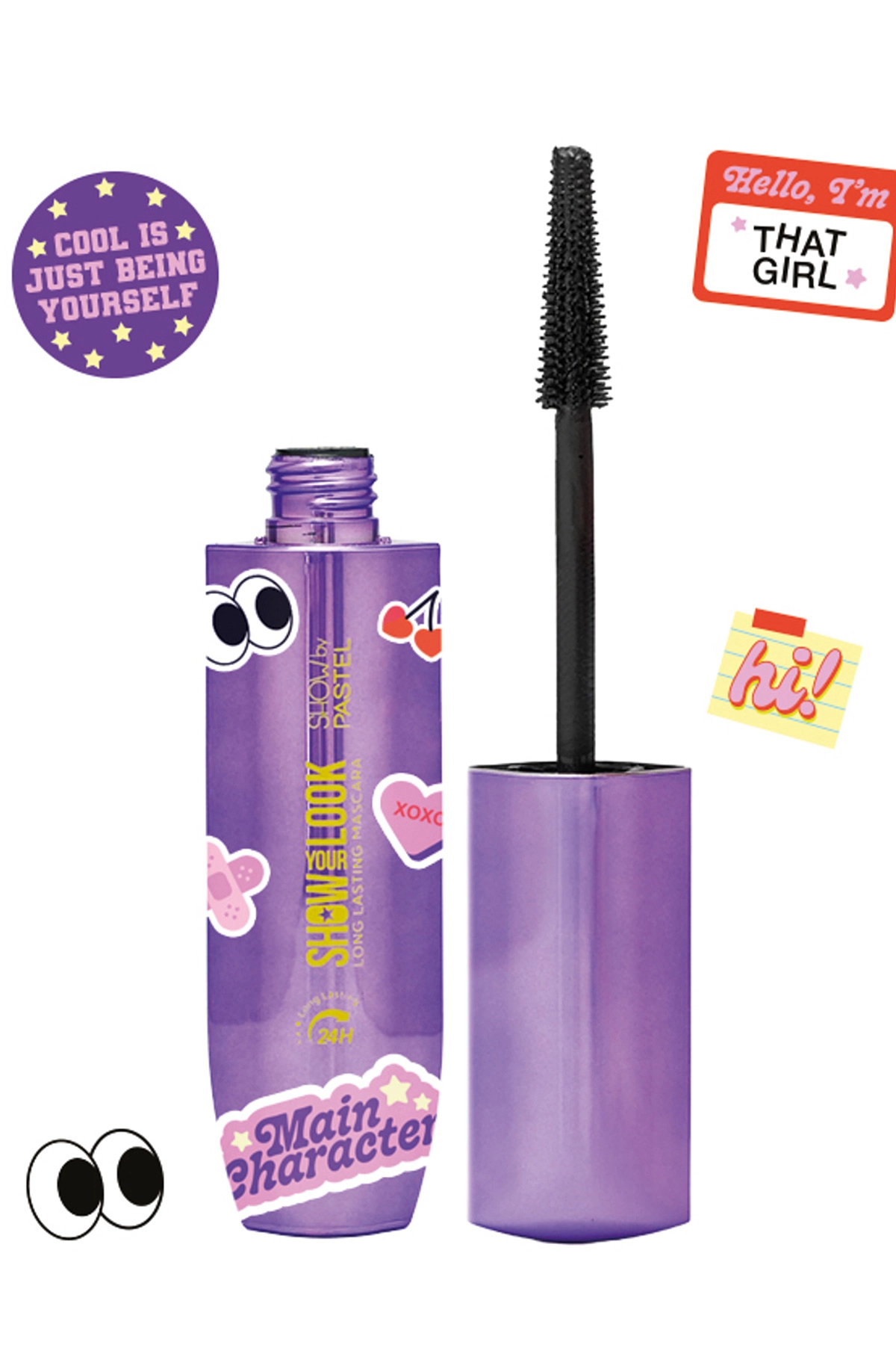 Show By Pastel Look 24h Long Lasting Extra Black Maskara - Glow Up Girl 9Ml 409296
