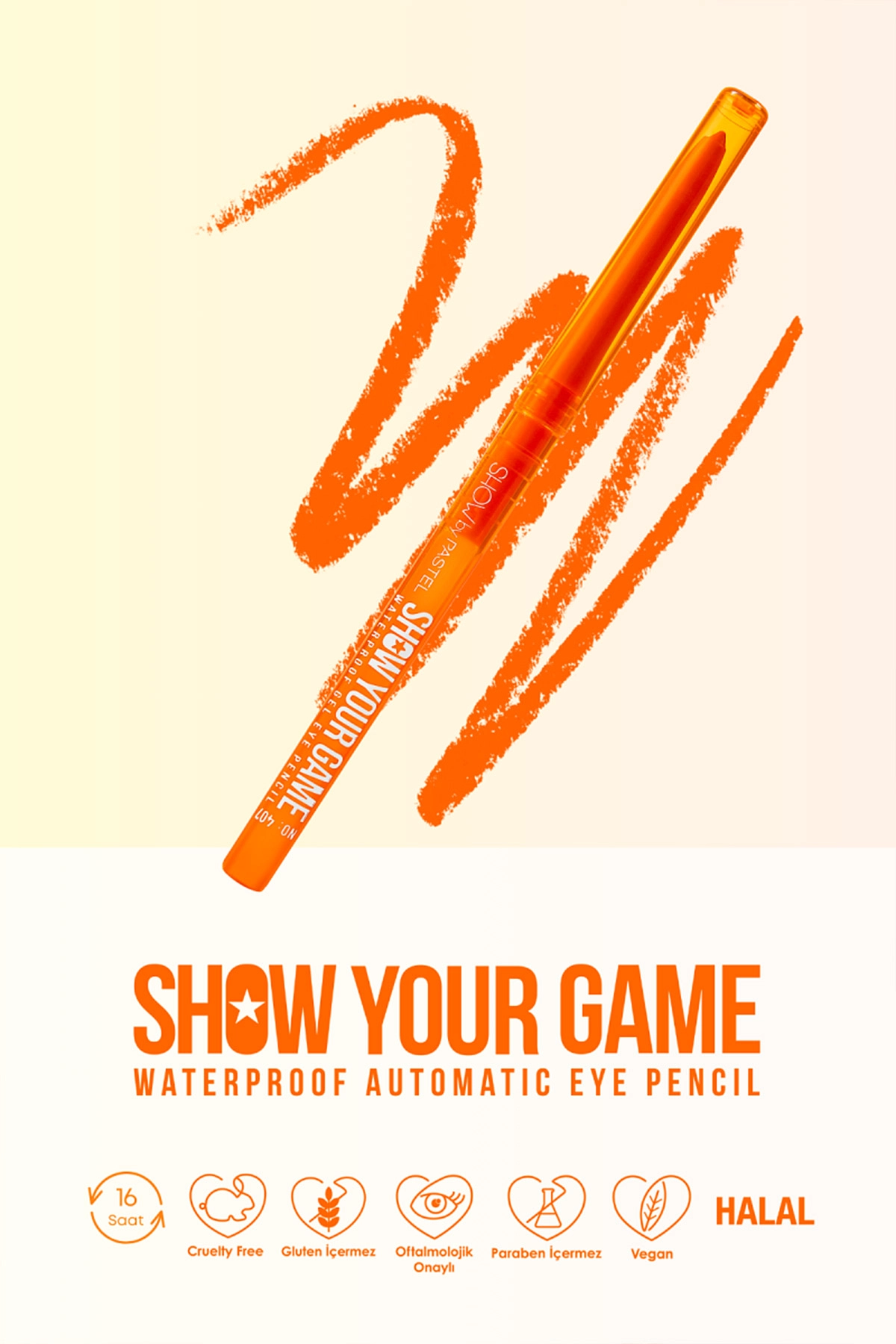 Show By Pastel Show Your Game Waterproof Gel Eye Pencil - Suya Dayanıklı Jel Göz Kalemi 407 313437