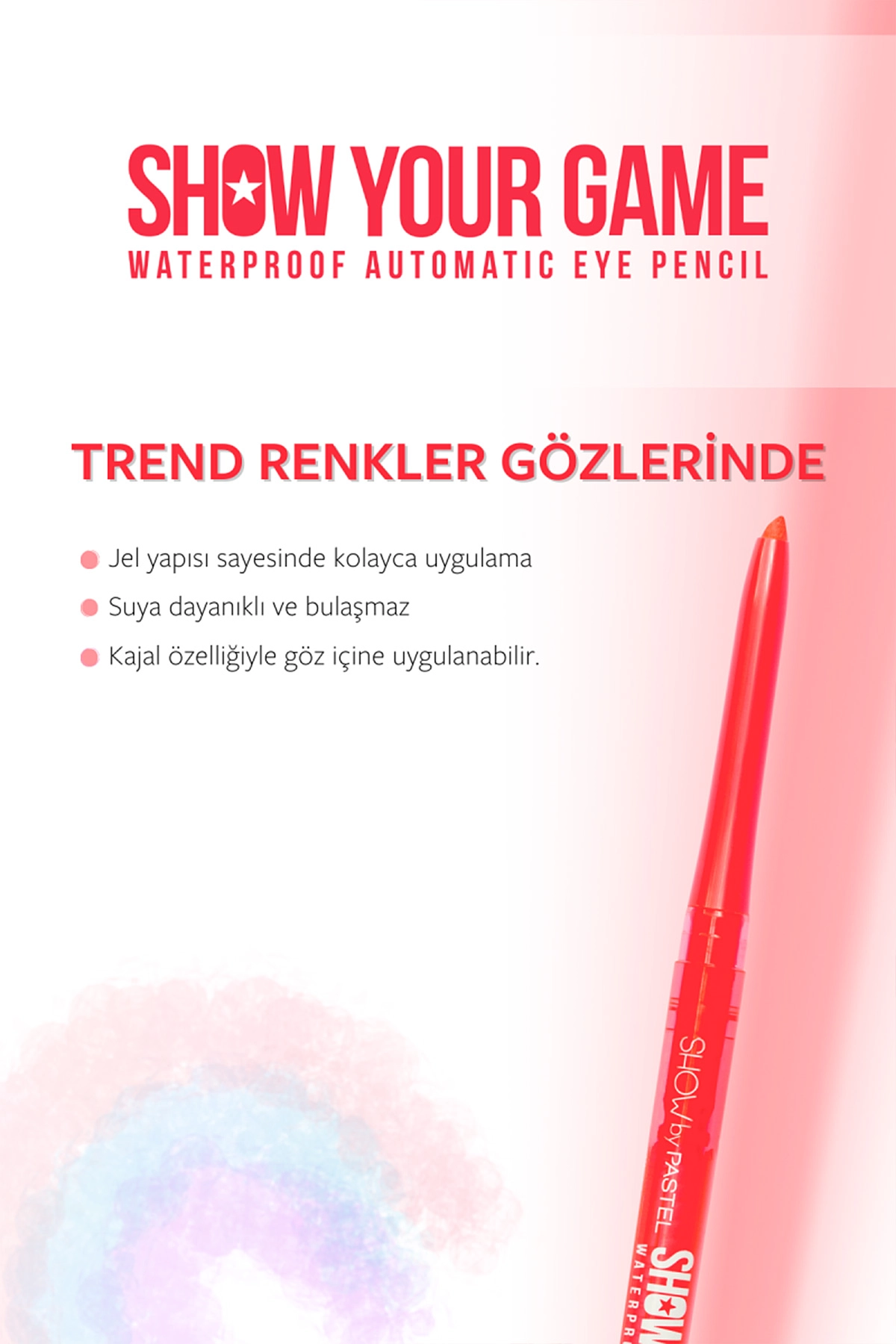 Show By Pastel Show Your Game Waterproof Gel Eye Pencil - Suya Dayanıklı Jel Göz Kalemi 409 313439
