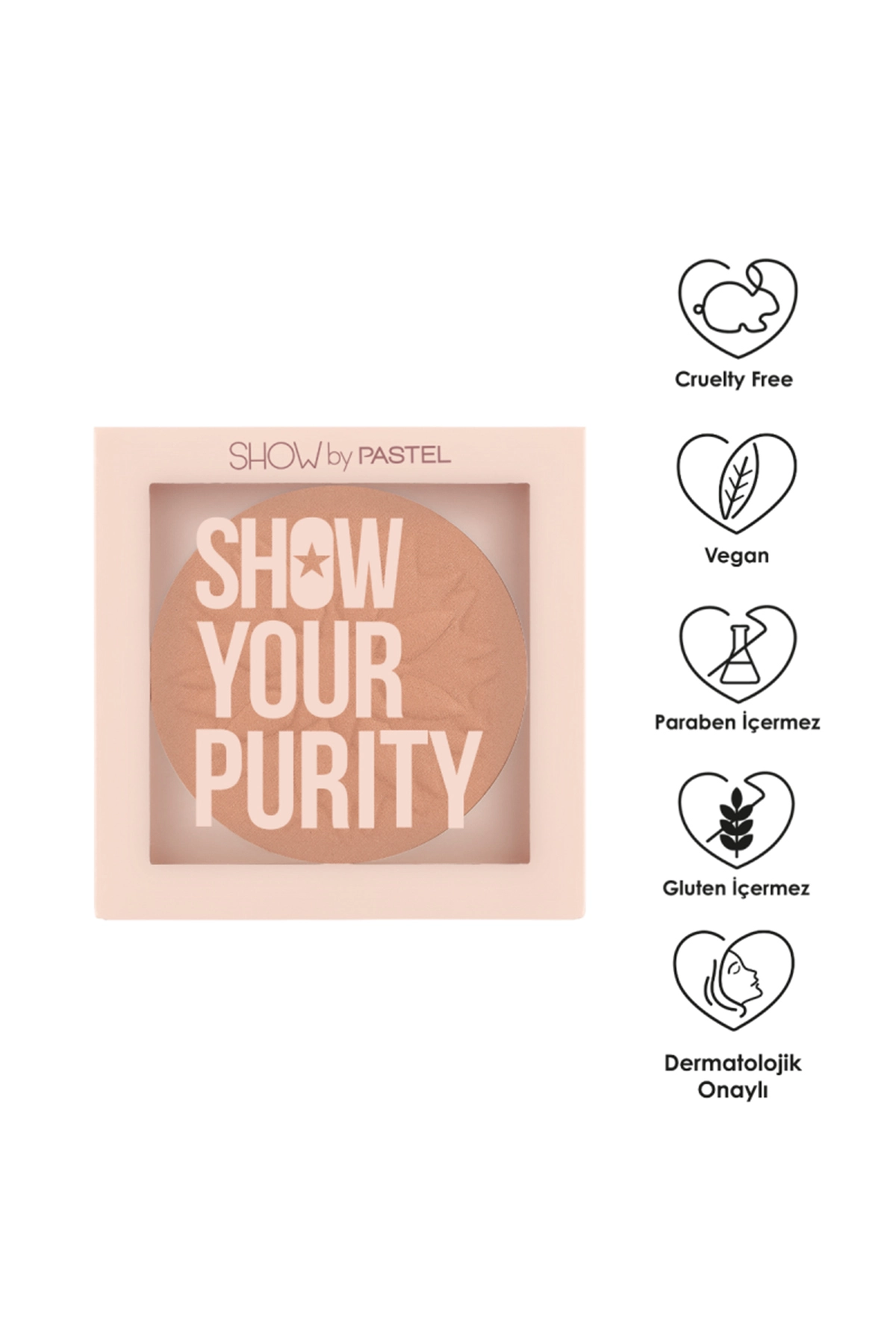 Show By Pastel Show Your Purity Powder - Pudra 102 Natural Finish 286231