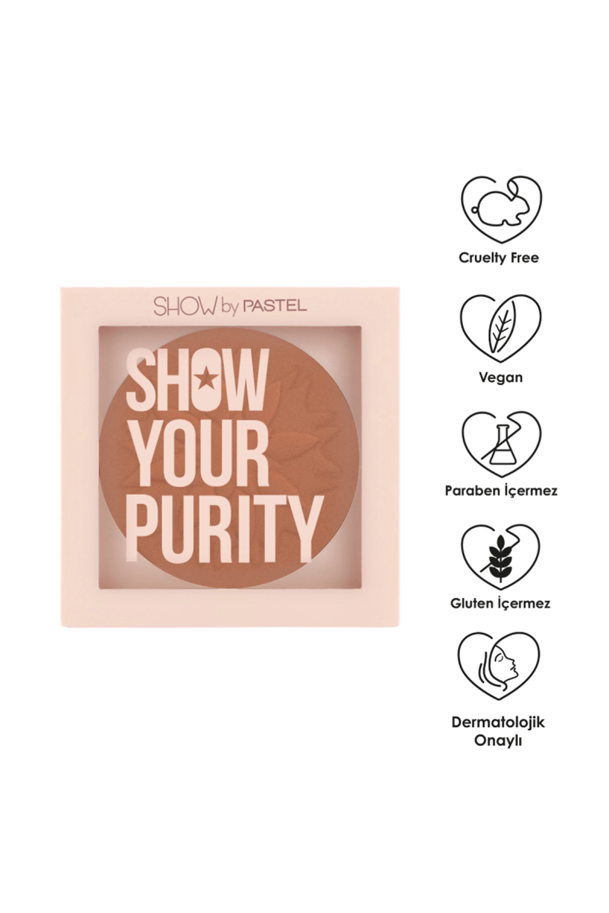Show By Pastel Show Your Purity Powder - Pudra 104 Warm Tan 286229