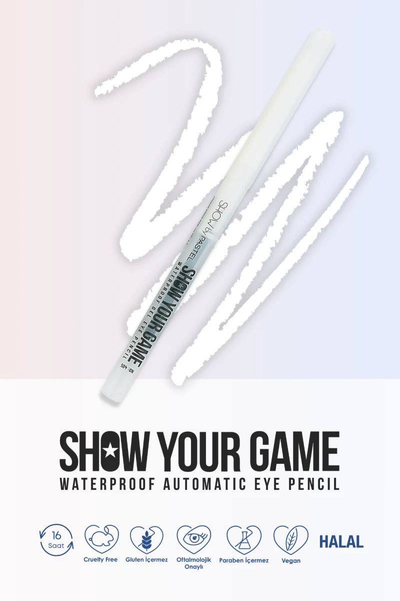 Show by PastelShow Your Game Waterproof Gel Eye Pencil - Jel Göz Kalemi 405 248660