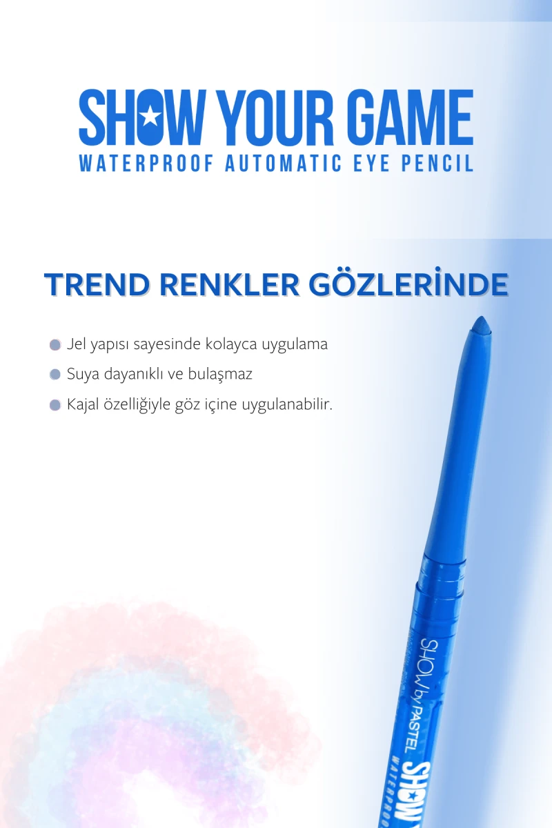 Show by PastelShow Your Game Waterproof Gel Eye Pencil - Jel Göz Kalemi 410 248668