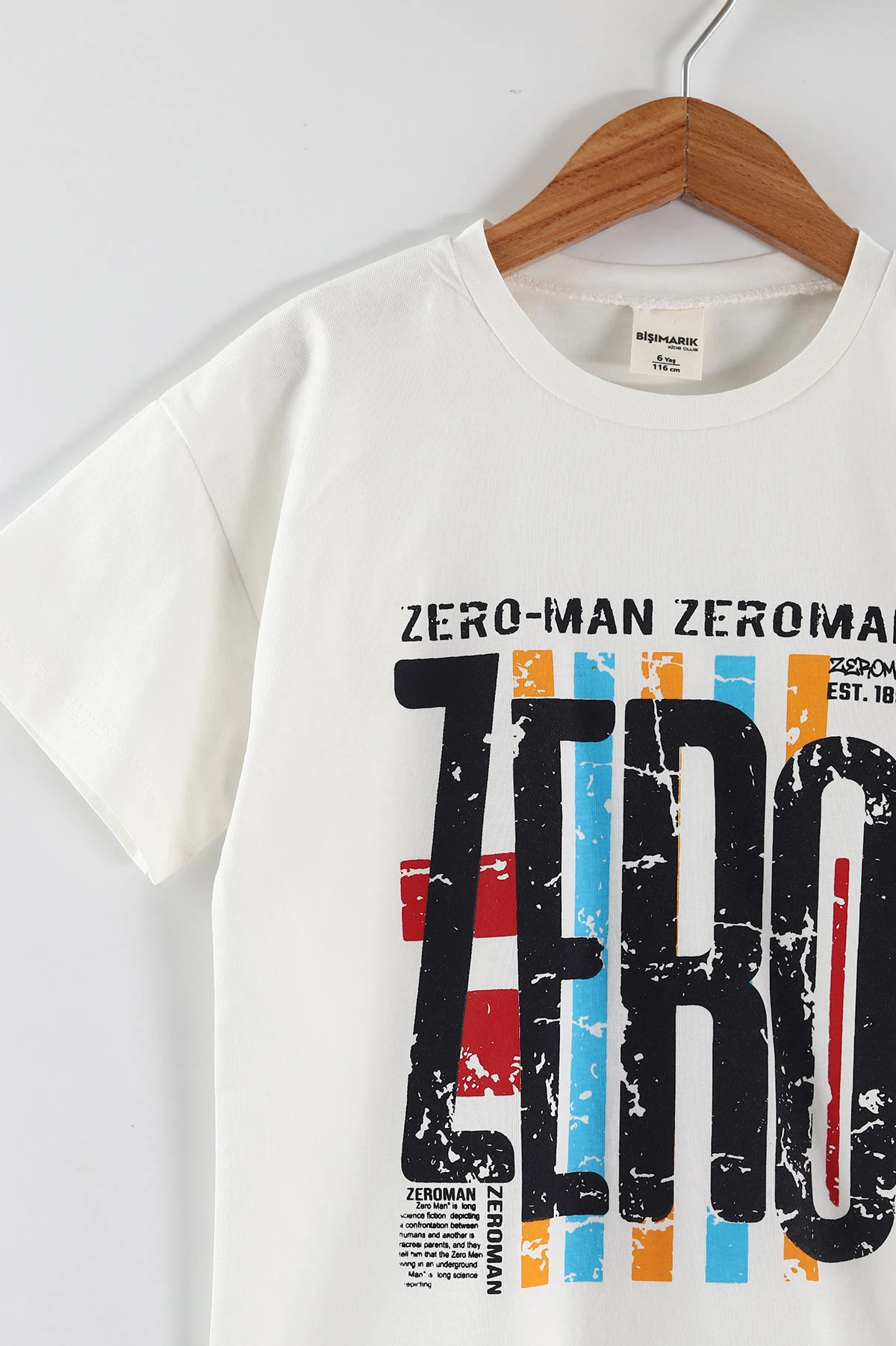 Siyah (1-9 Yaş)Zero Baskılı Tişörtlü ve Şortlu Erkek Çocuk Yazlık Takım 456435