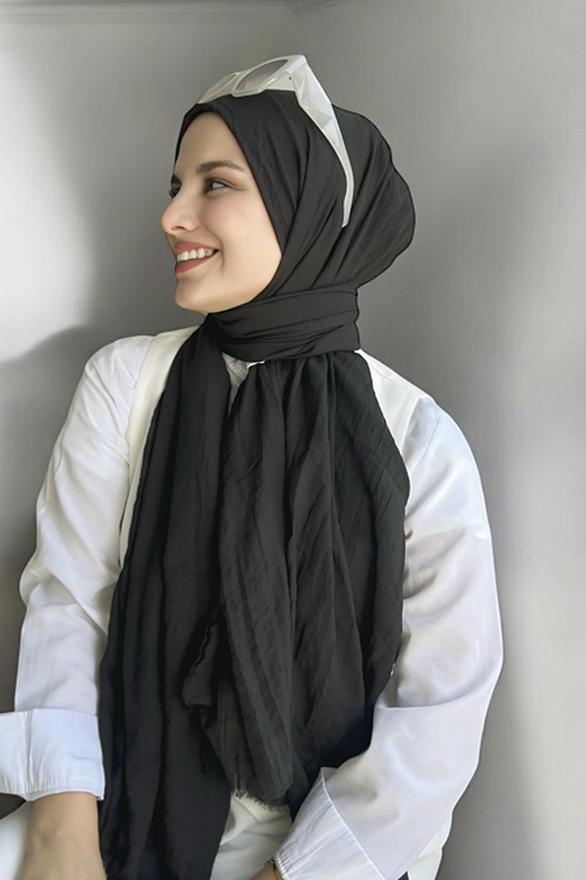 Siyah 100x195 Cm Dubai Şal 381954