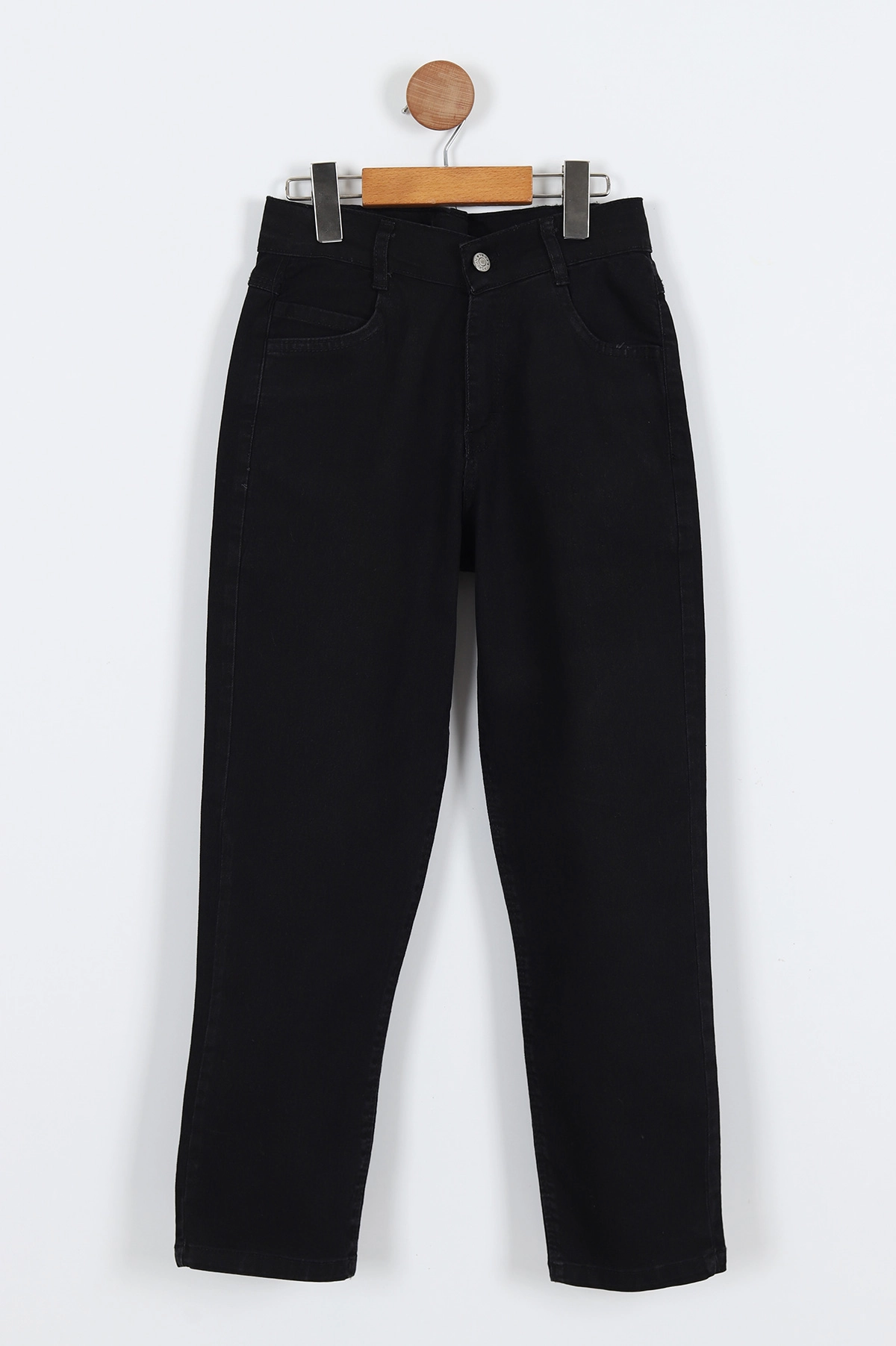Siyah (11-15 Yaş)Basic Model Erkek Çocuk Kot Pantolon 329830