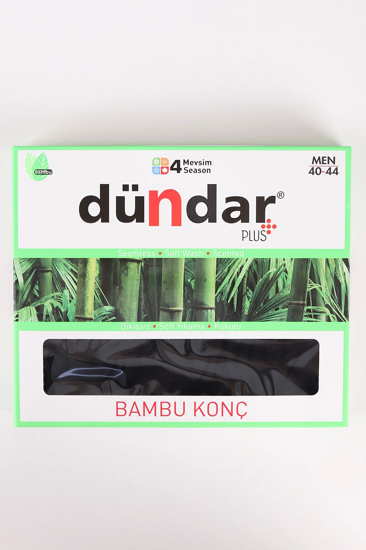 Siyah 12'li Dört Mevsim Erkek Bambu Konç Patik Çorap (40-44) 465565