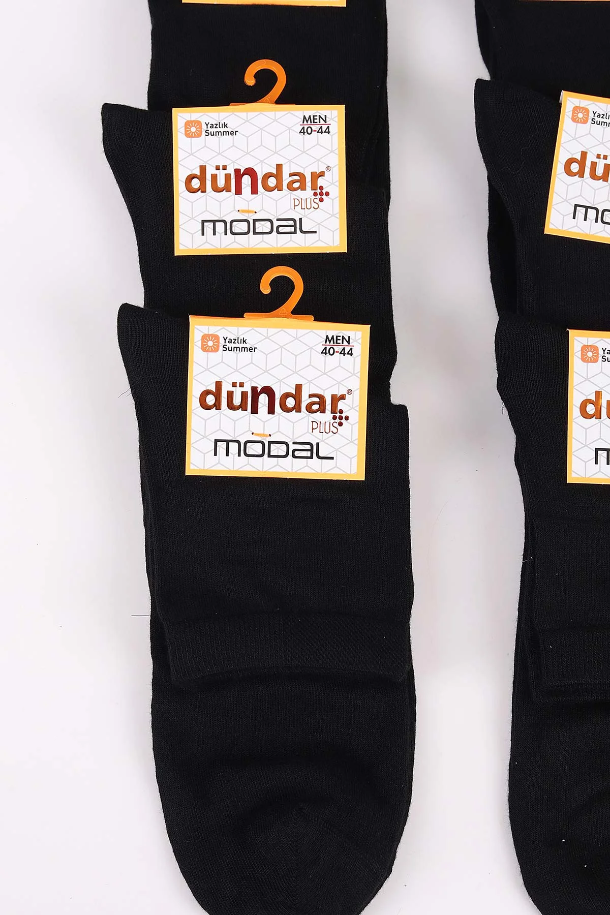 Siyah 12'li Yazlık Erkek Modal Konç Çorap (40-44) 465609